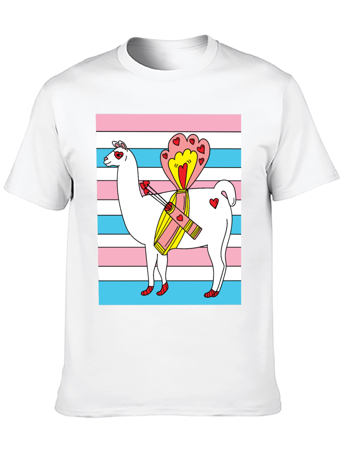 Llama Love Trans Pride T-Shirt
