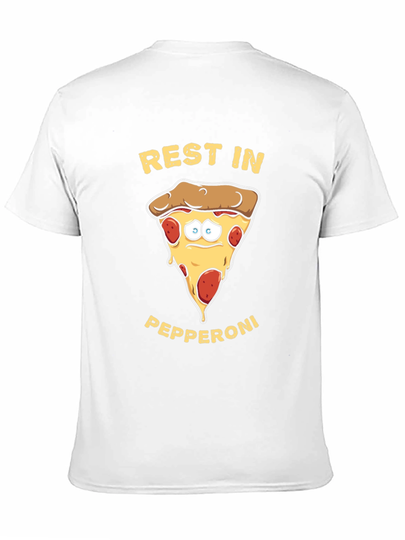 Rest in Pepperoni Funny Graphic T-Shirt