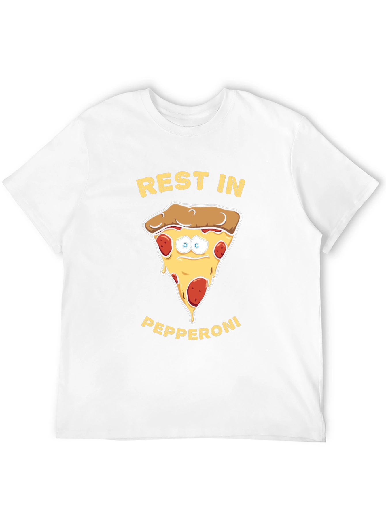 Rest in Pepperoni Funny Graphic T-Shirt