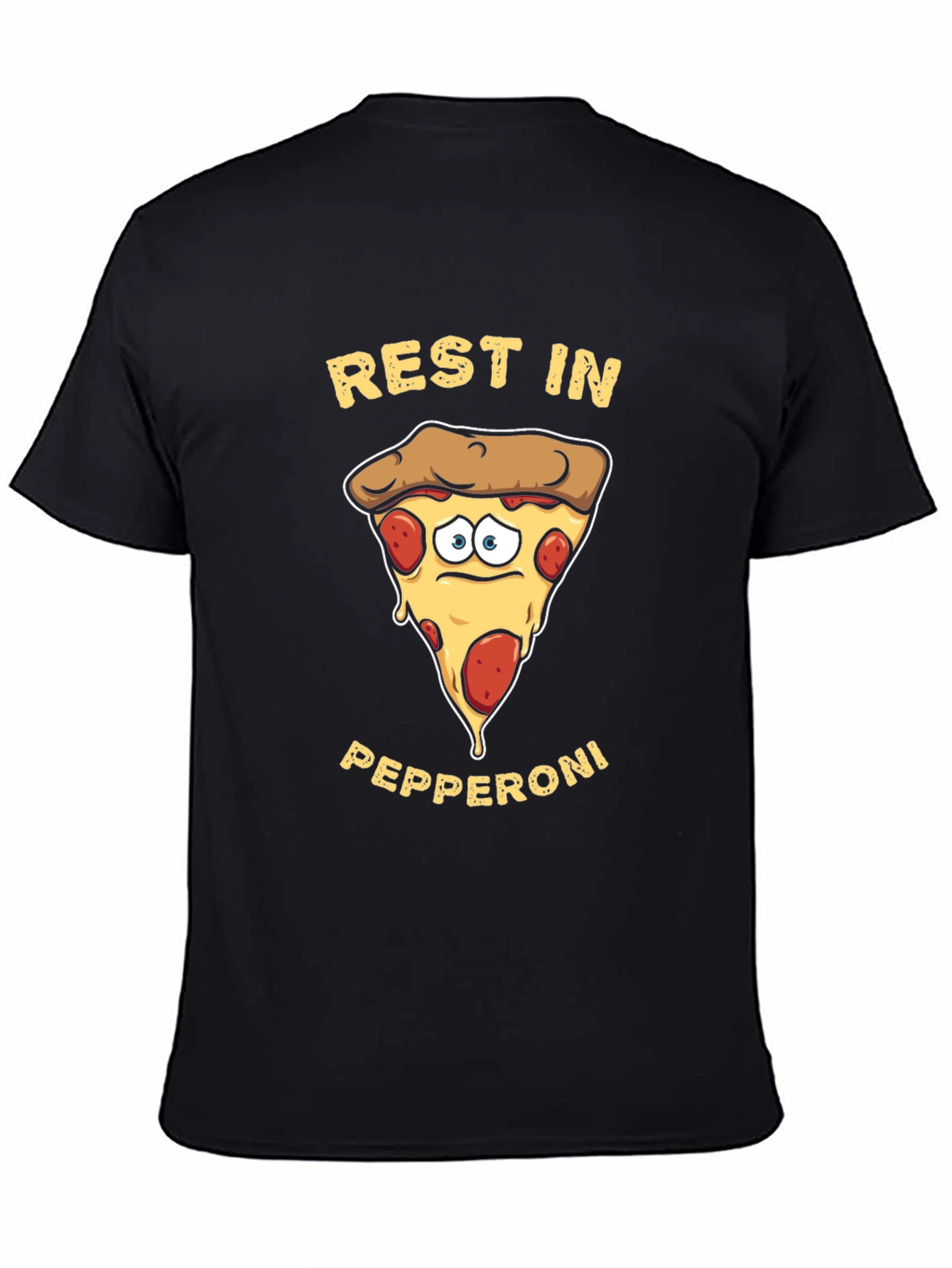 Rest in Pepperoni Funny Graphic T-Shirt