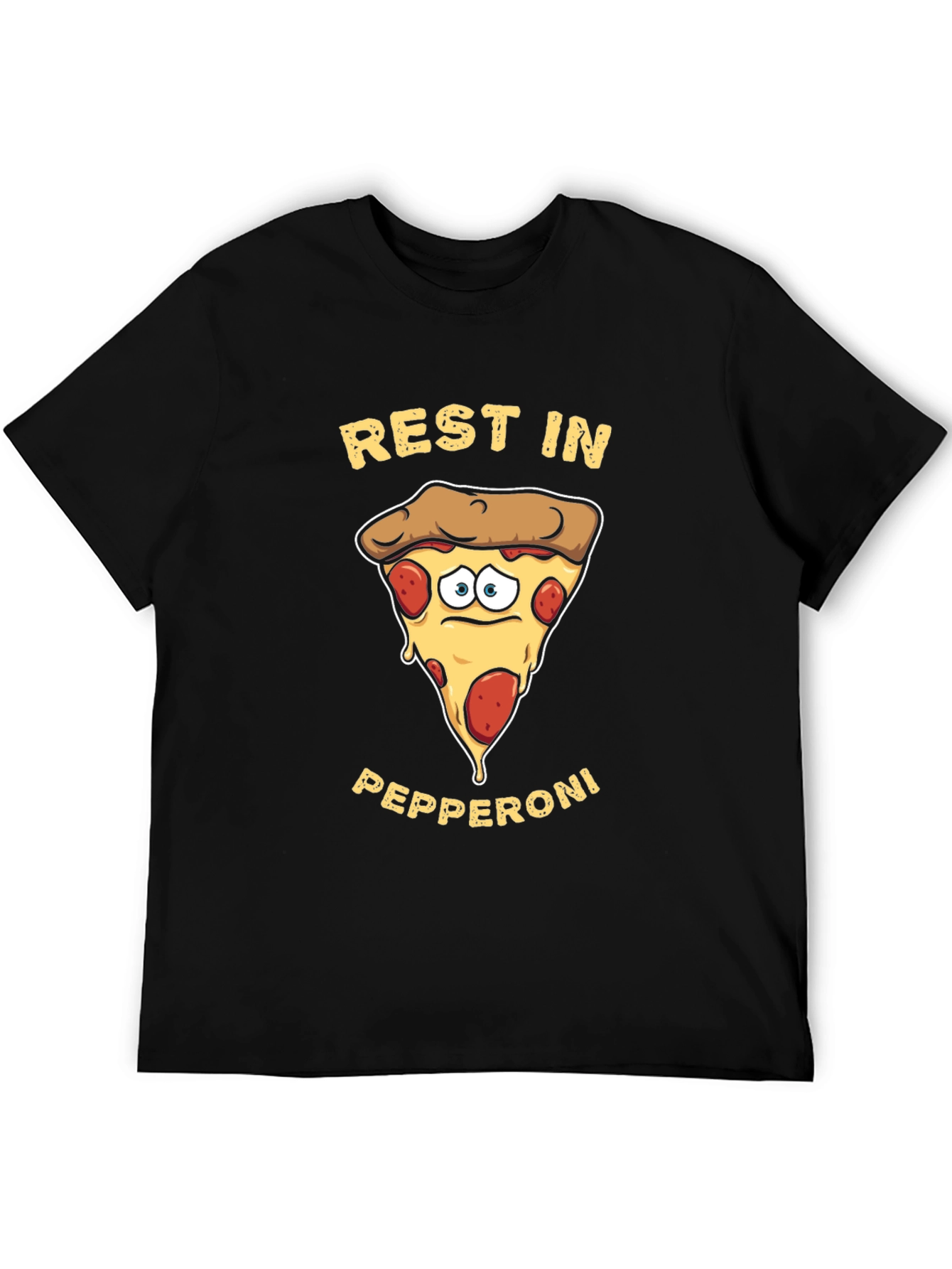 Rest in Pepperoni Funny Graphic T-Shirt
