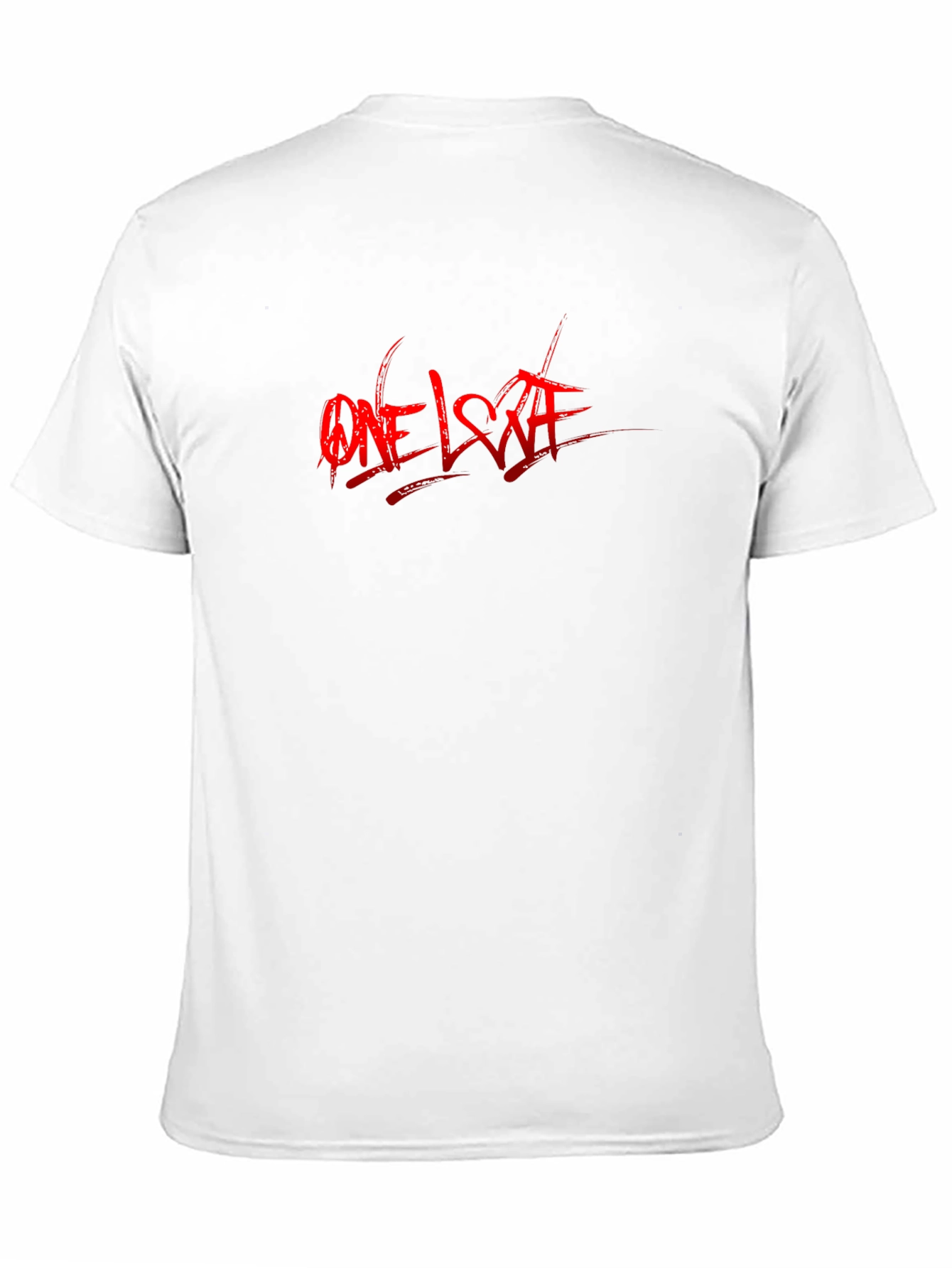 One Love Graphic Print Black T-Shirt