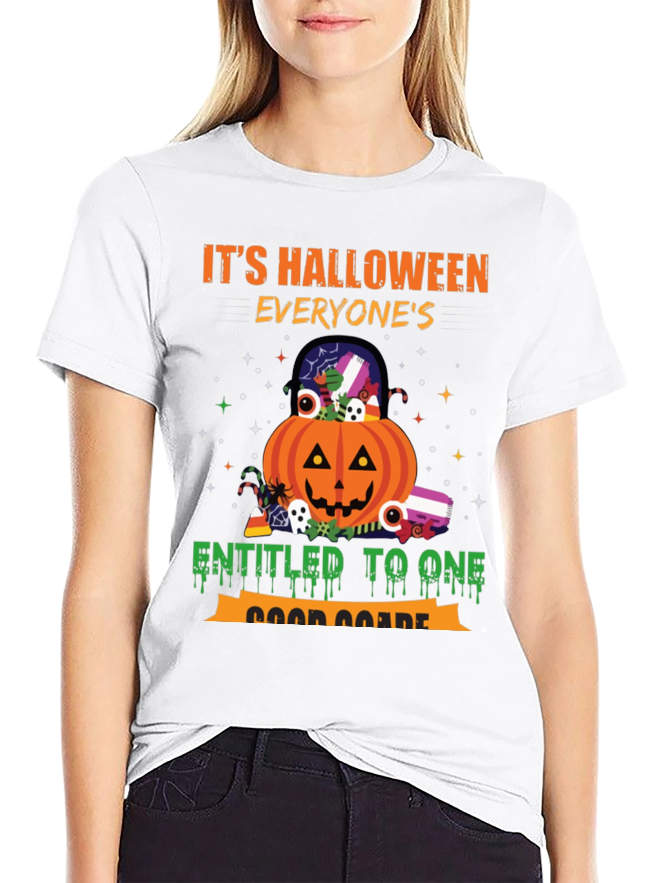 Halloween Everyones Entitled to One Good Scare T-Shirt