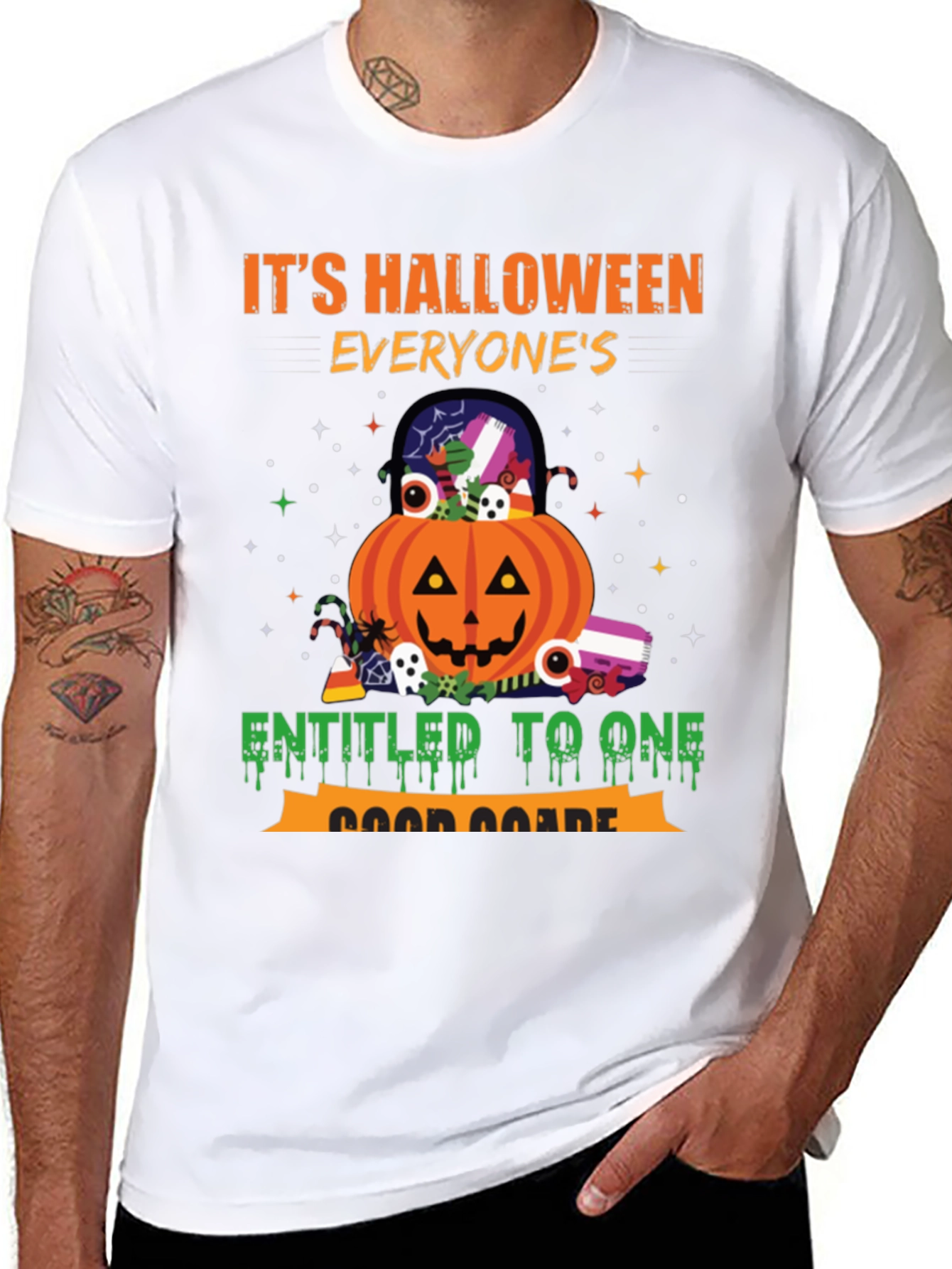 Halloween Everyones Entitled to One Good Scare T-Shirt