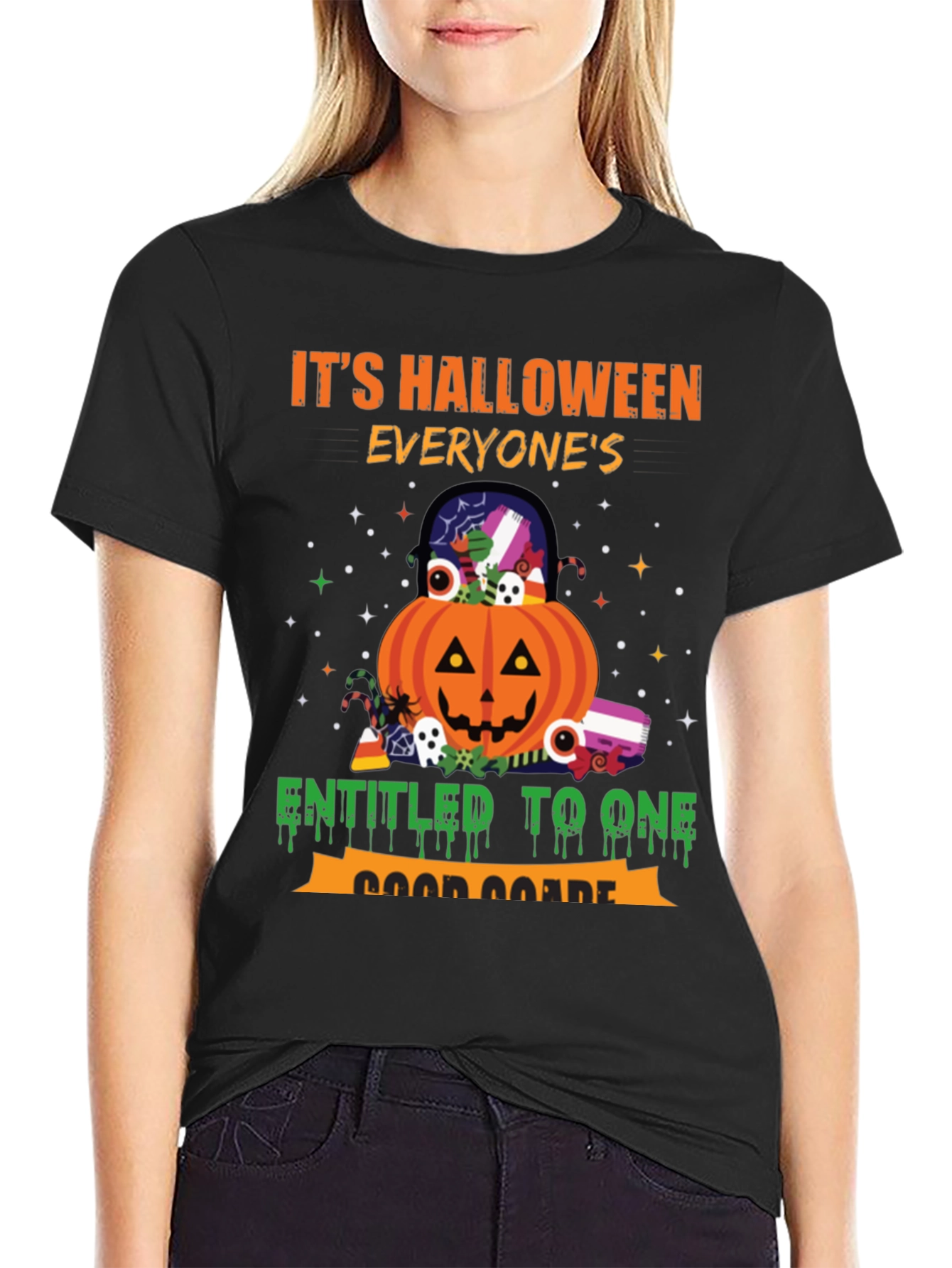 Halloween Everyones Entitled to One Good Scare T-Shirt