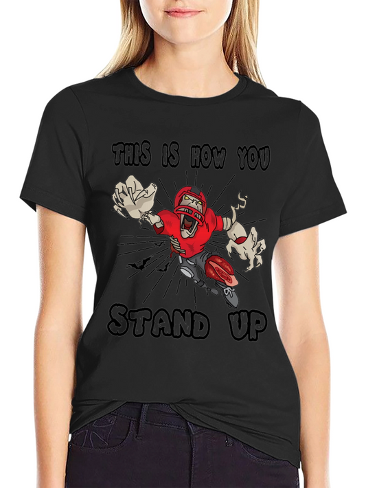 Zombie Football T-Shirt - Stand Up!