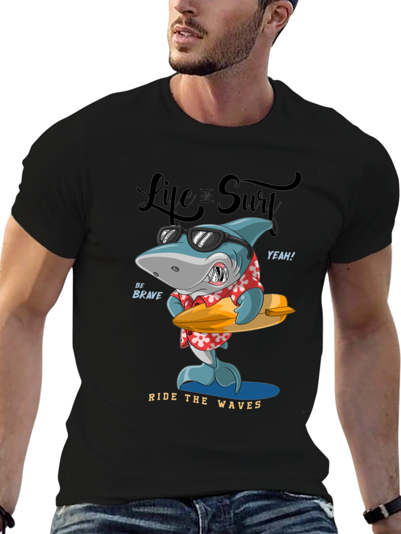 Life in Surf Shark Tee