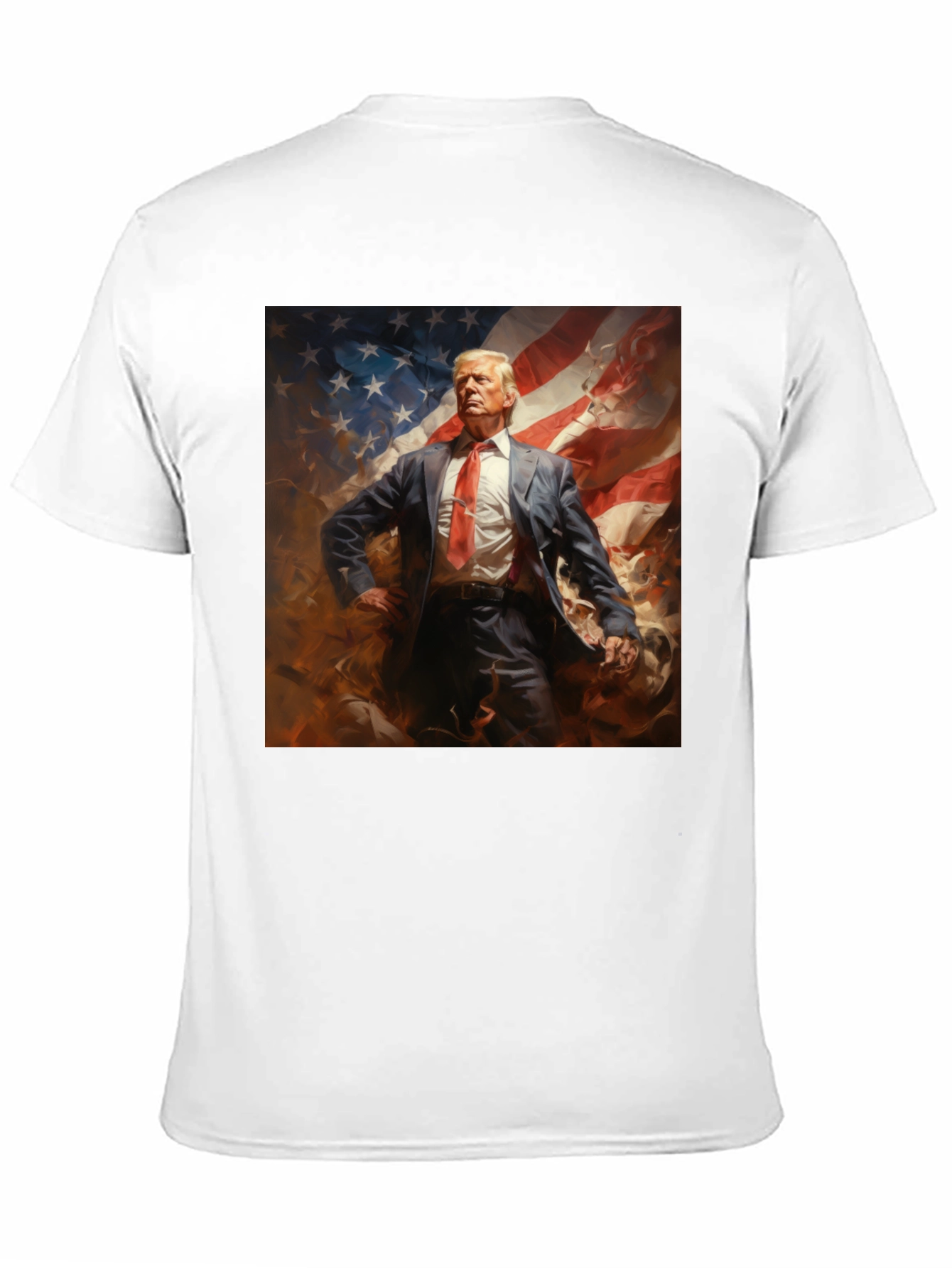 Trump American Flag Graphic Tee