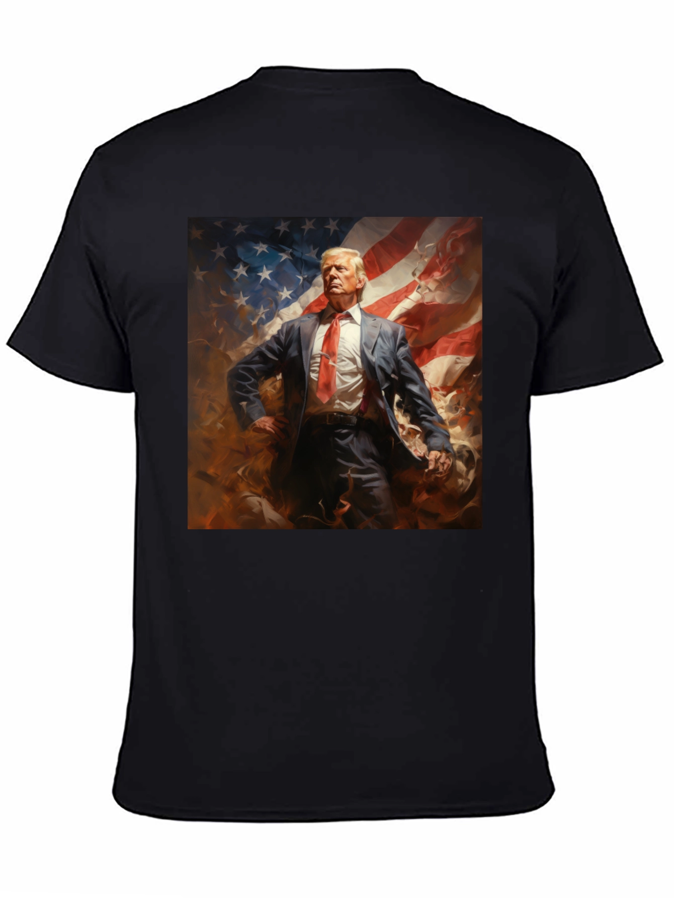Trump American Flag Graphic Tee