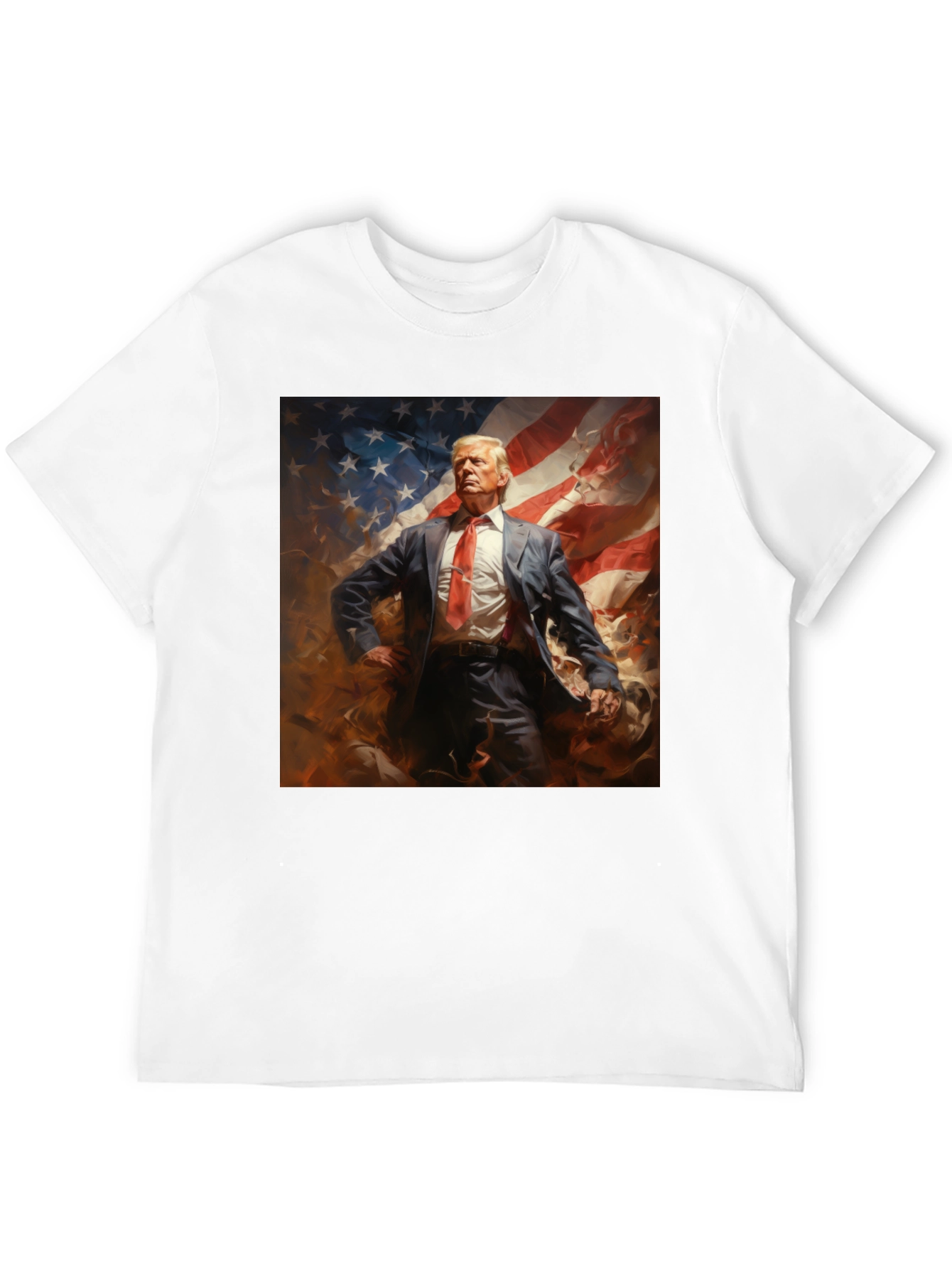 Trump American Flag Graphic Tee