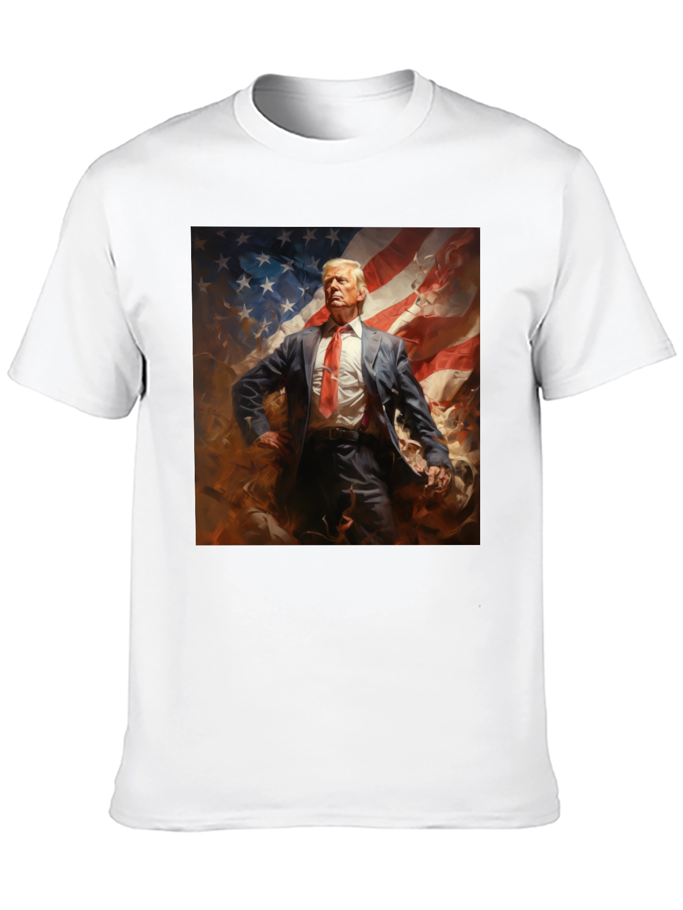 Trump American Flag Graphic Tee