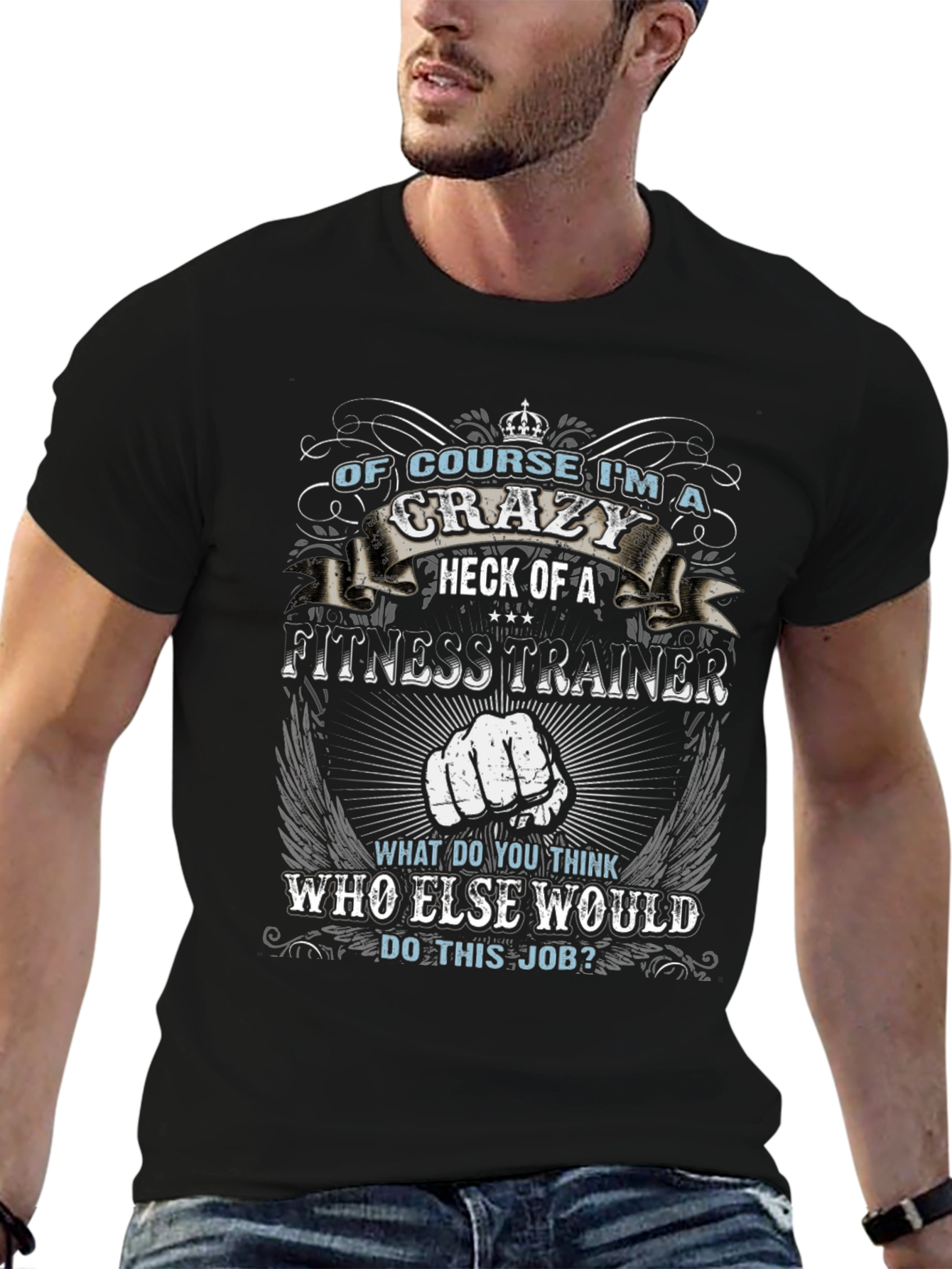 Crazy Fitness Trainer T-Shirt