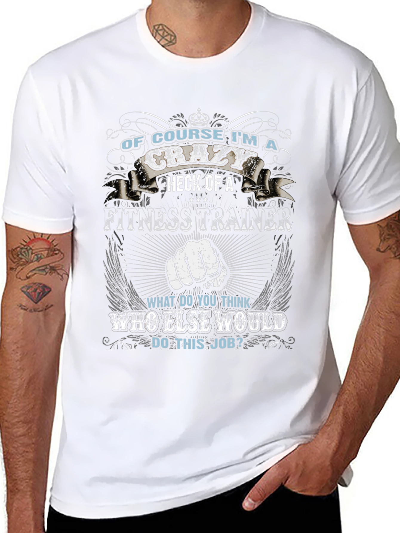 Crazy Fitness Trainer T-Shirt