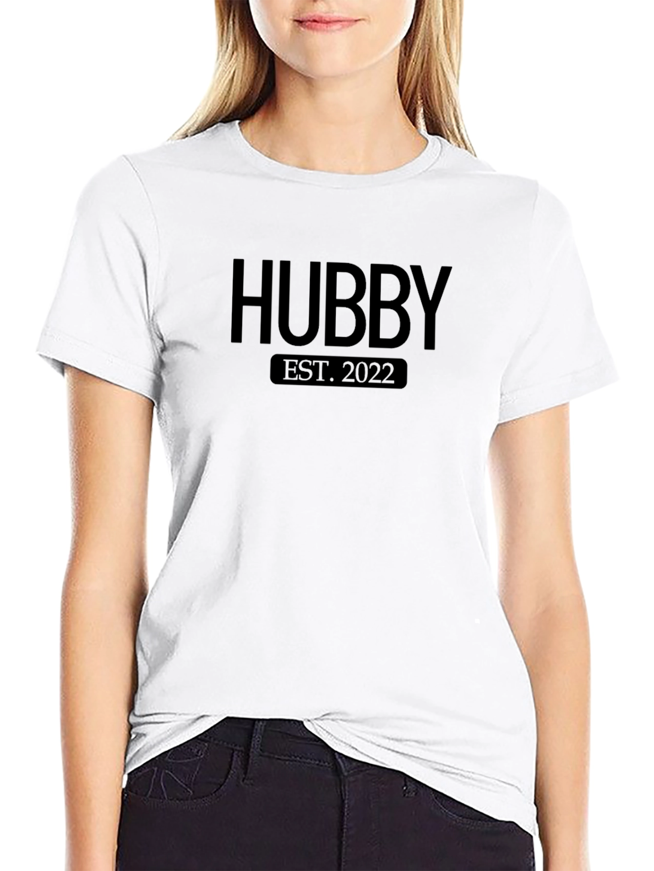 Hubby Est. 2022 Graphic T-Shirt