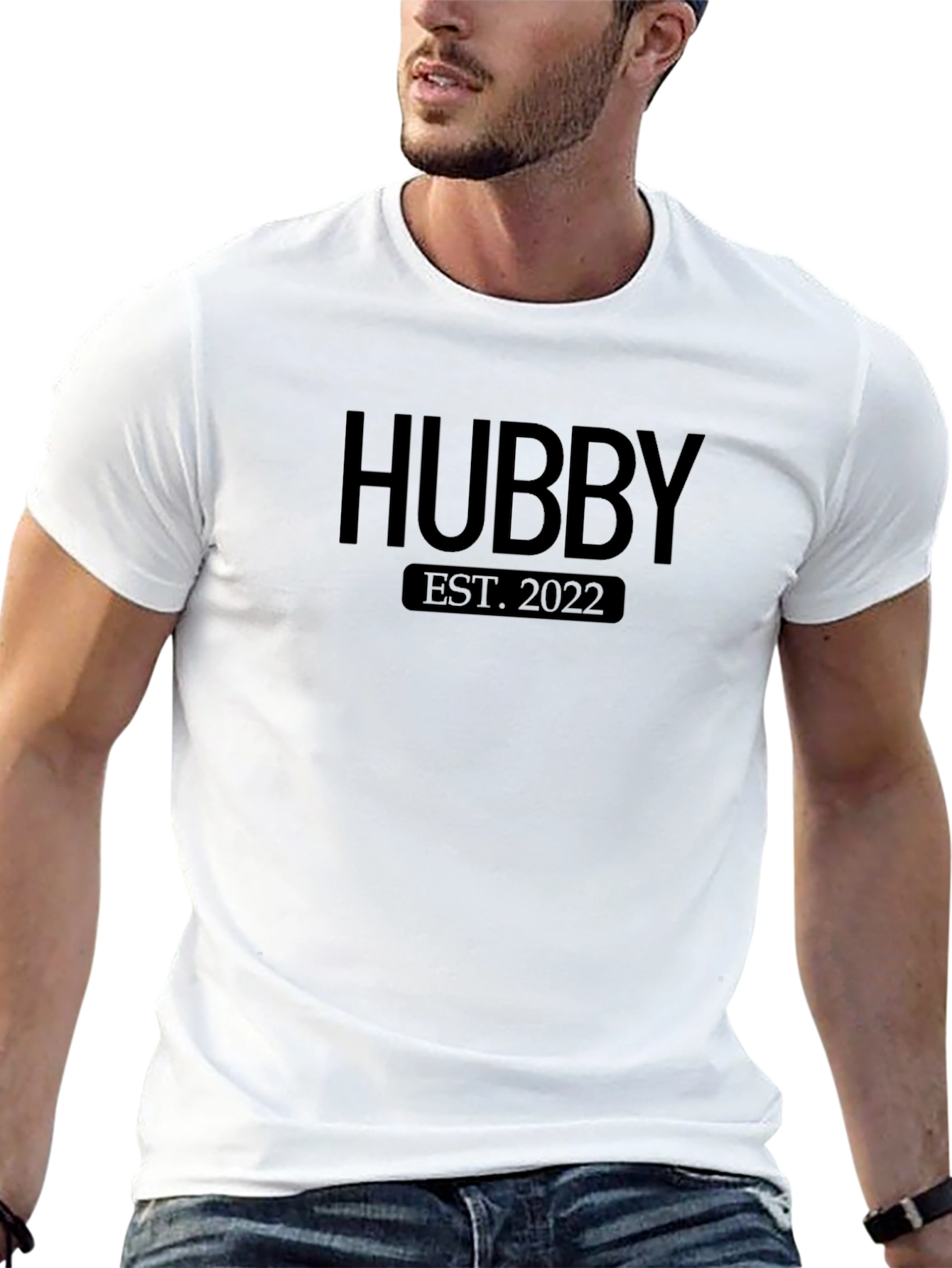 Hubby Est. 2022 Graphic T-Shirt