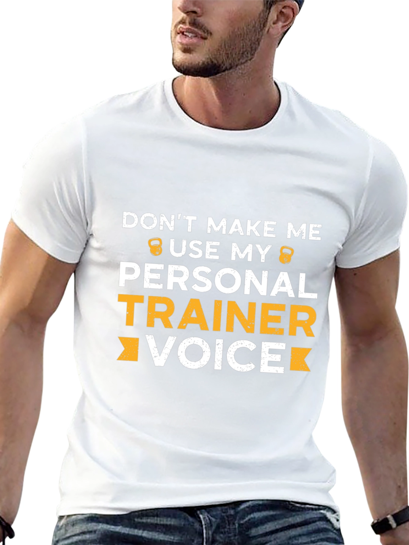 Funny Personal Trainer Voice Graphic T-Shirt