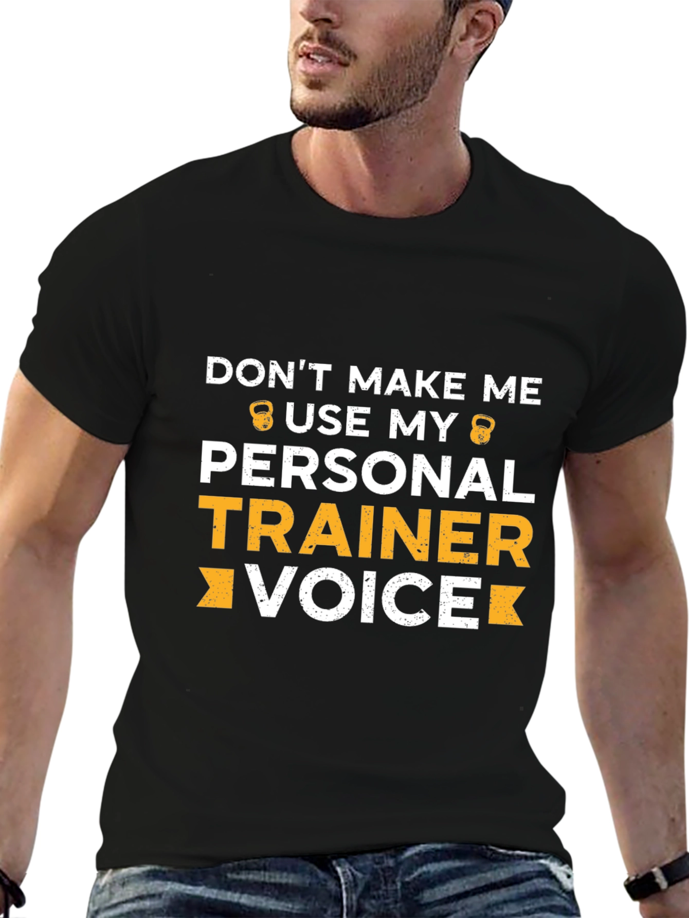 Funny Personal Trainer Voice Graphic T-Shirt