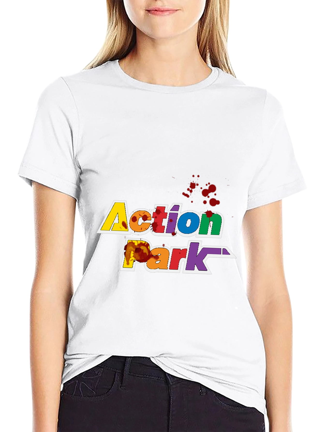 Action Park T-Shirt Black Graphic Tee