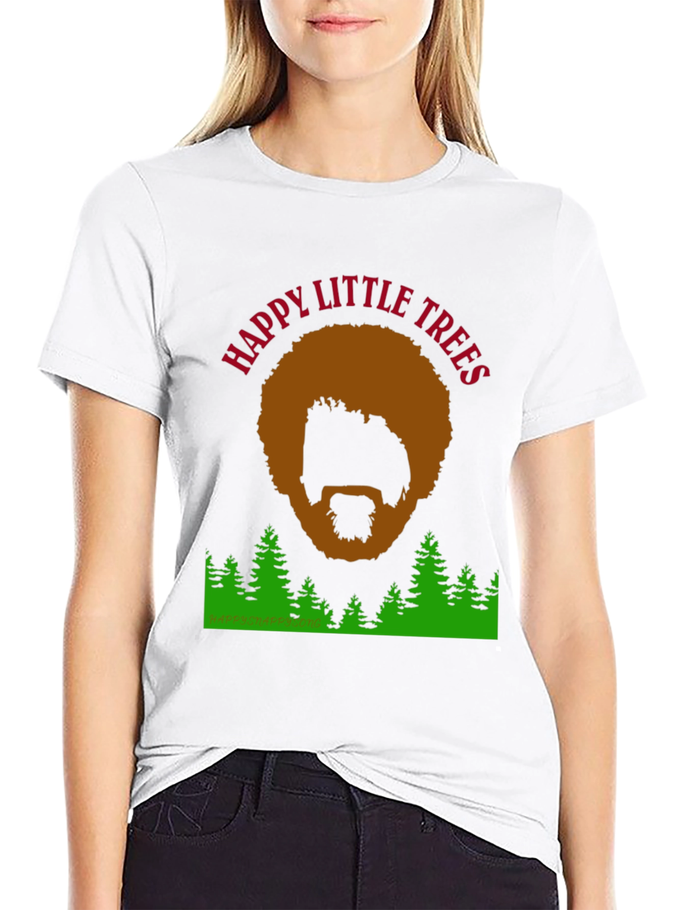 Happy Little Trees Graphic T-Shirt