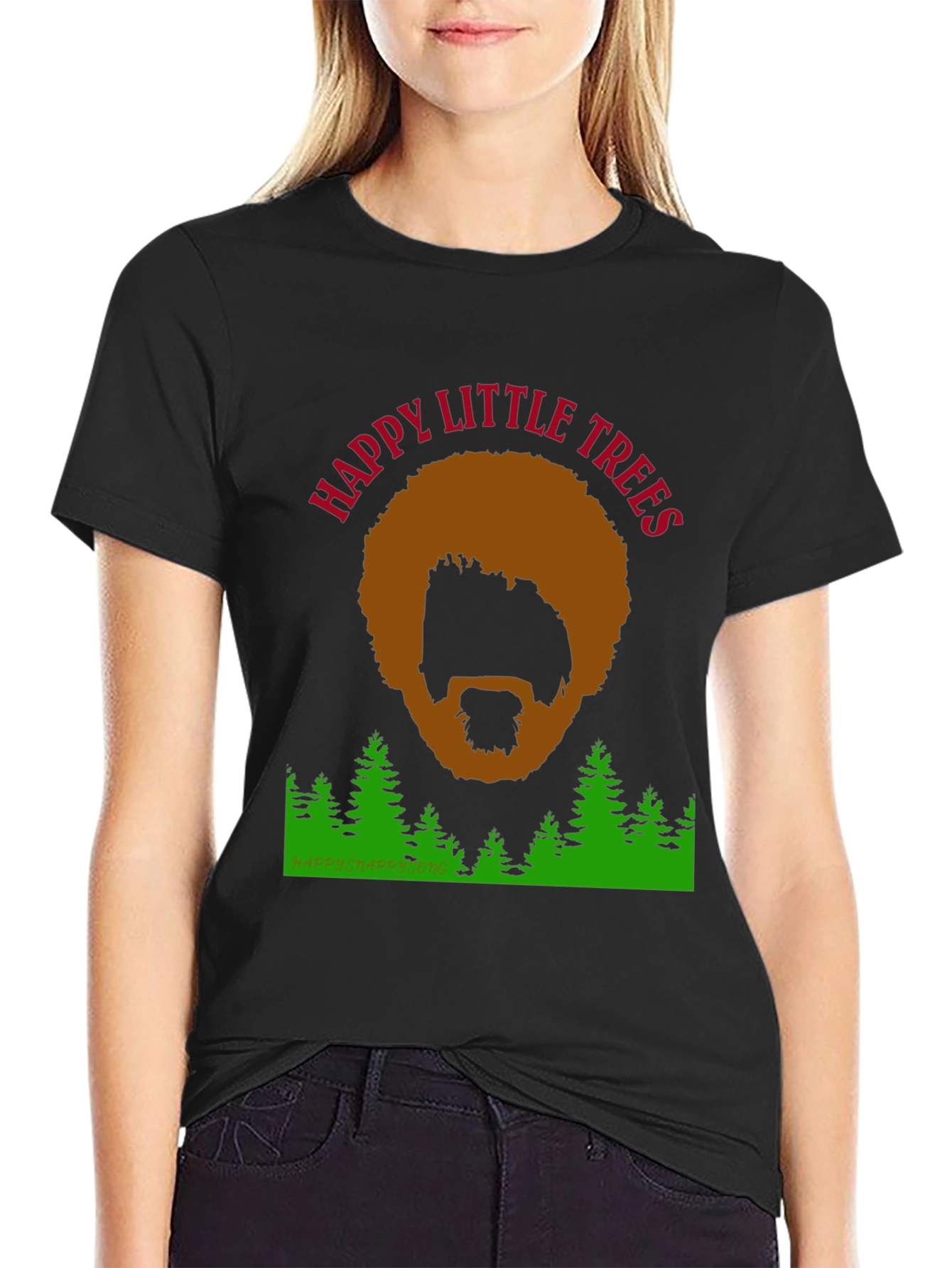 Happy Little Trees Graphic T-Shirt