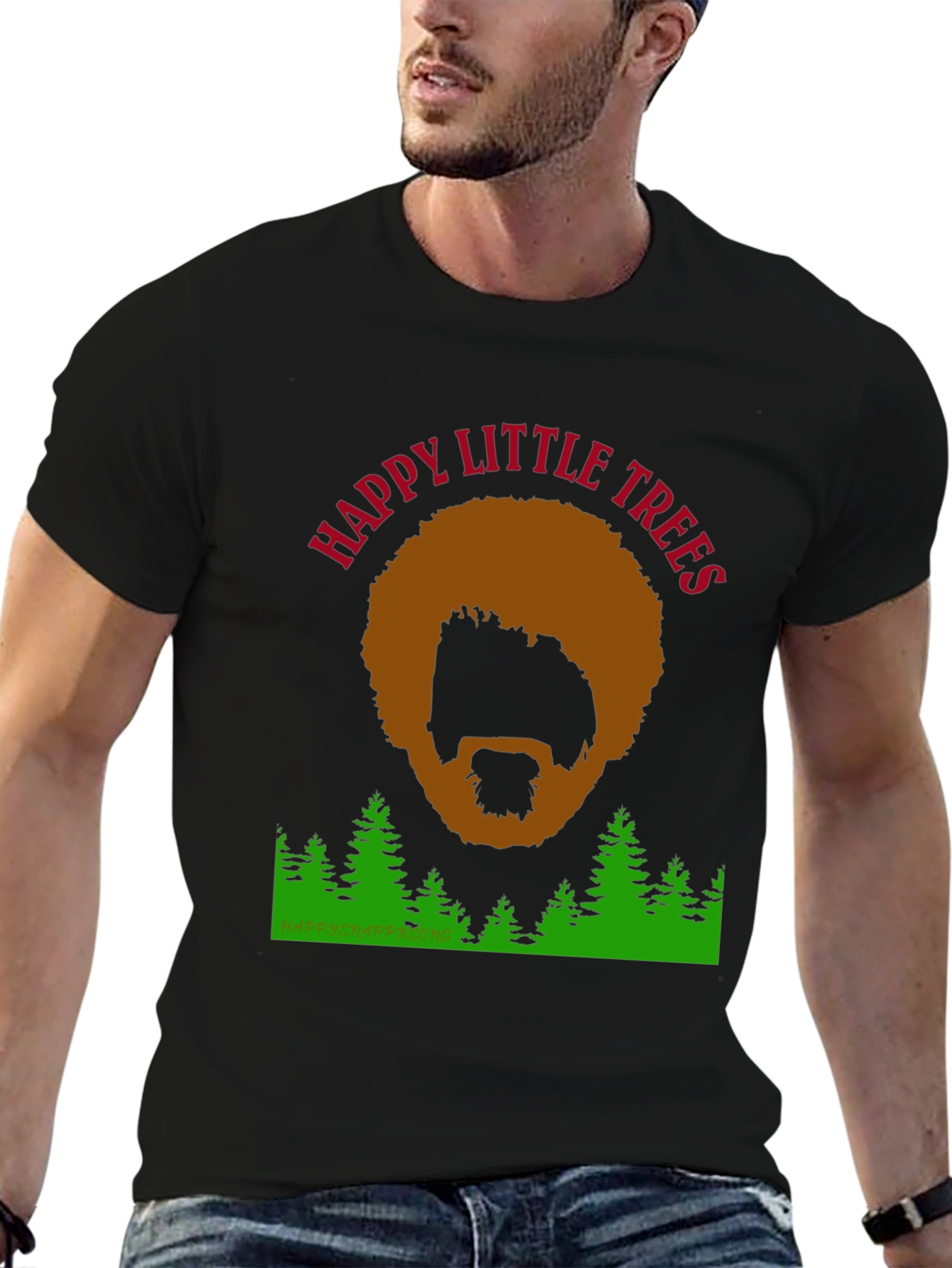 Happy Little Trees Graphic T-Shirt