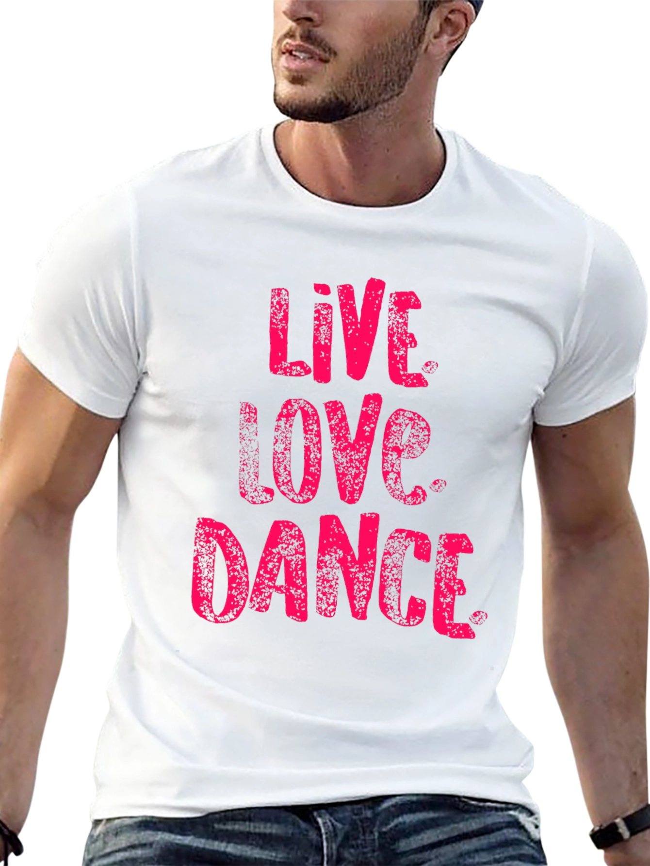 Live Love Dance Black Graphic T-Shirt