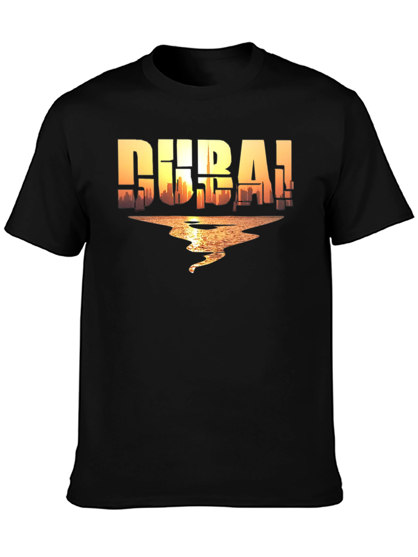 Dubai Graphic T-Shirt - Skyline Design Stylish City Apparel
