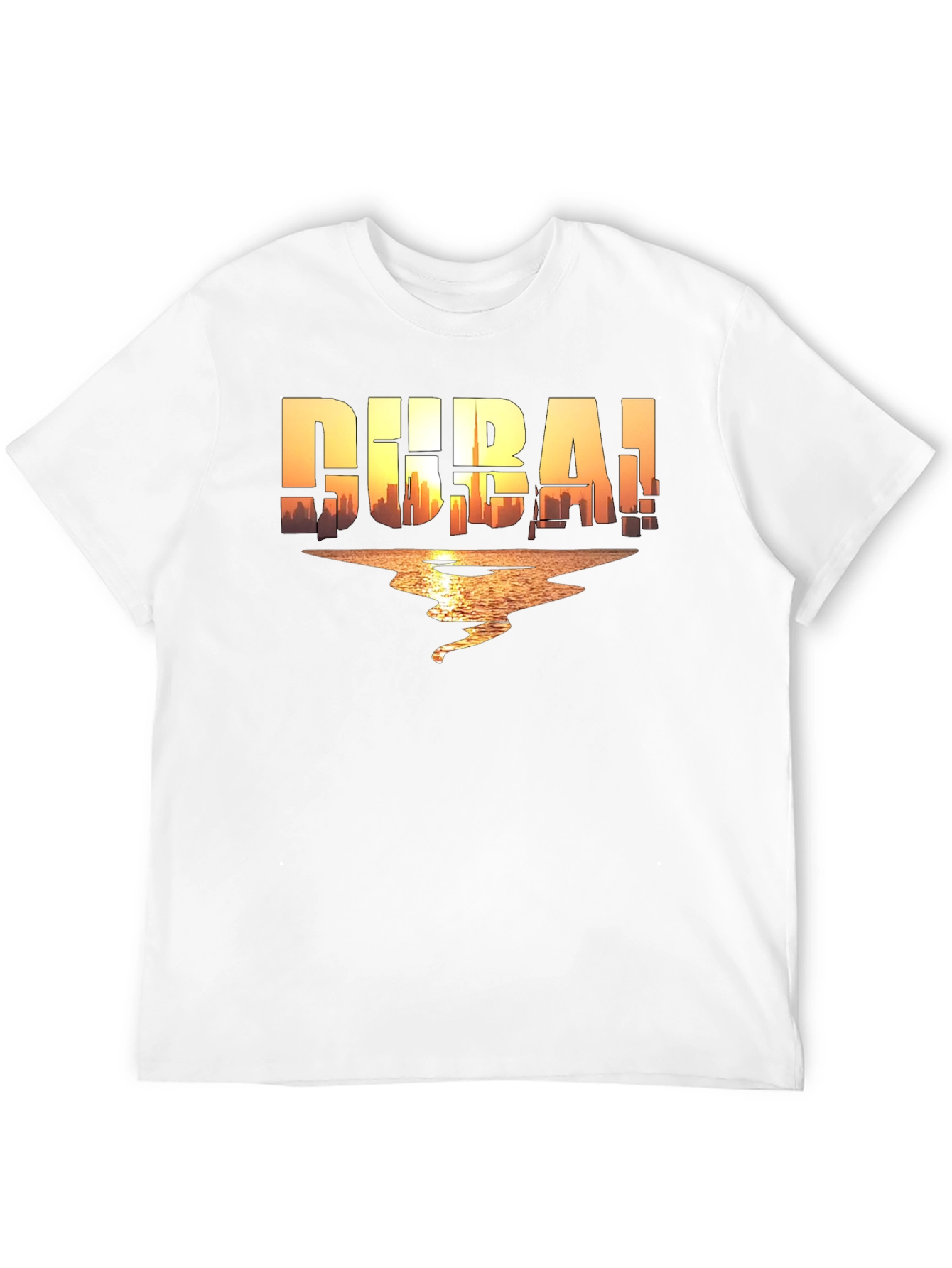 Dubai Graphic T-Shirt - Skyline Design Stylish City Apparel