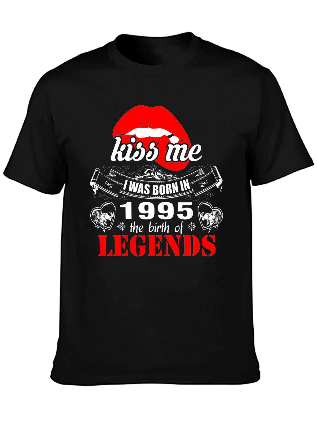 Kiss Me I Was Born In 1995 T-Shirt