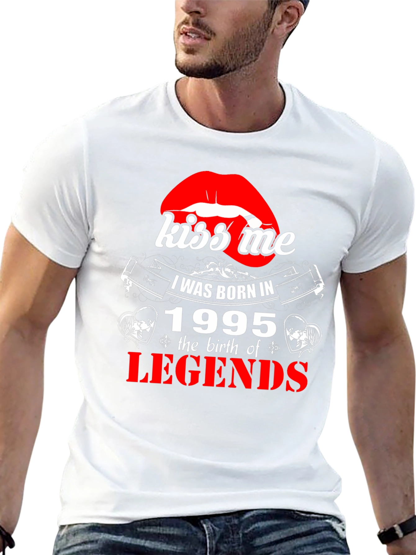 Kiss Me I Was Born In 1995 T-Shirt