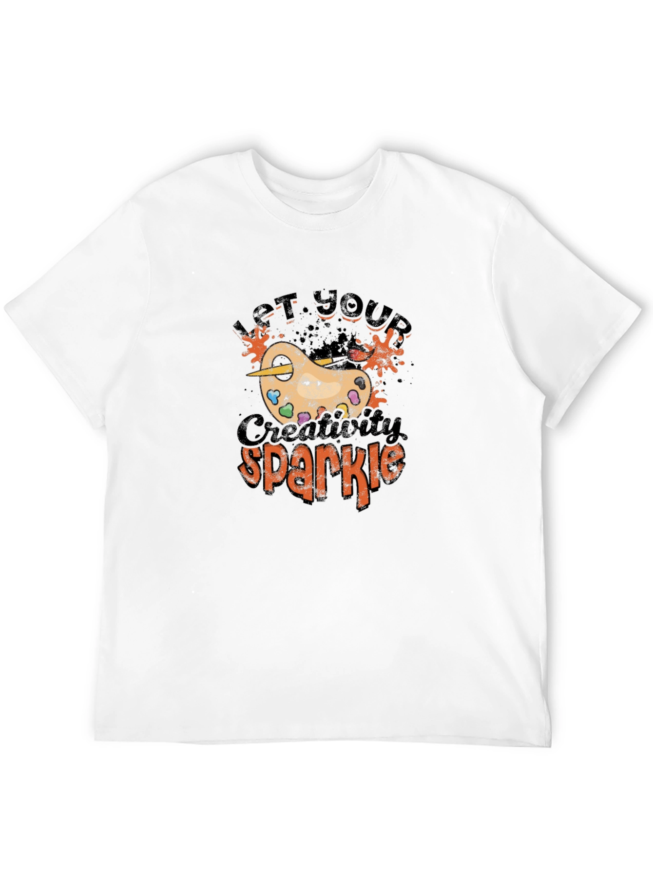 Creative Sparkle Graphic T-Shirt - Artistic Design