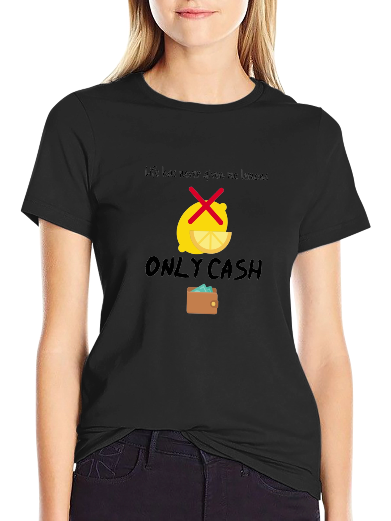 Life Gave Me Cash Graphic Tee