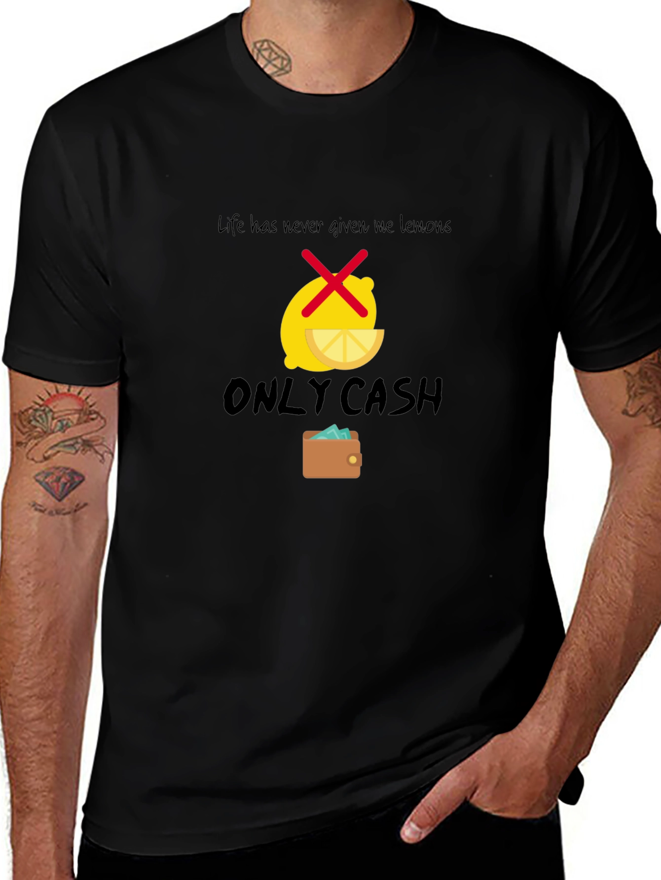 Life Gave Me Cash Graphic Tee