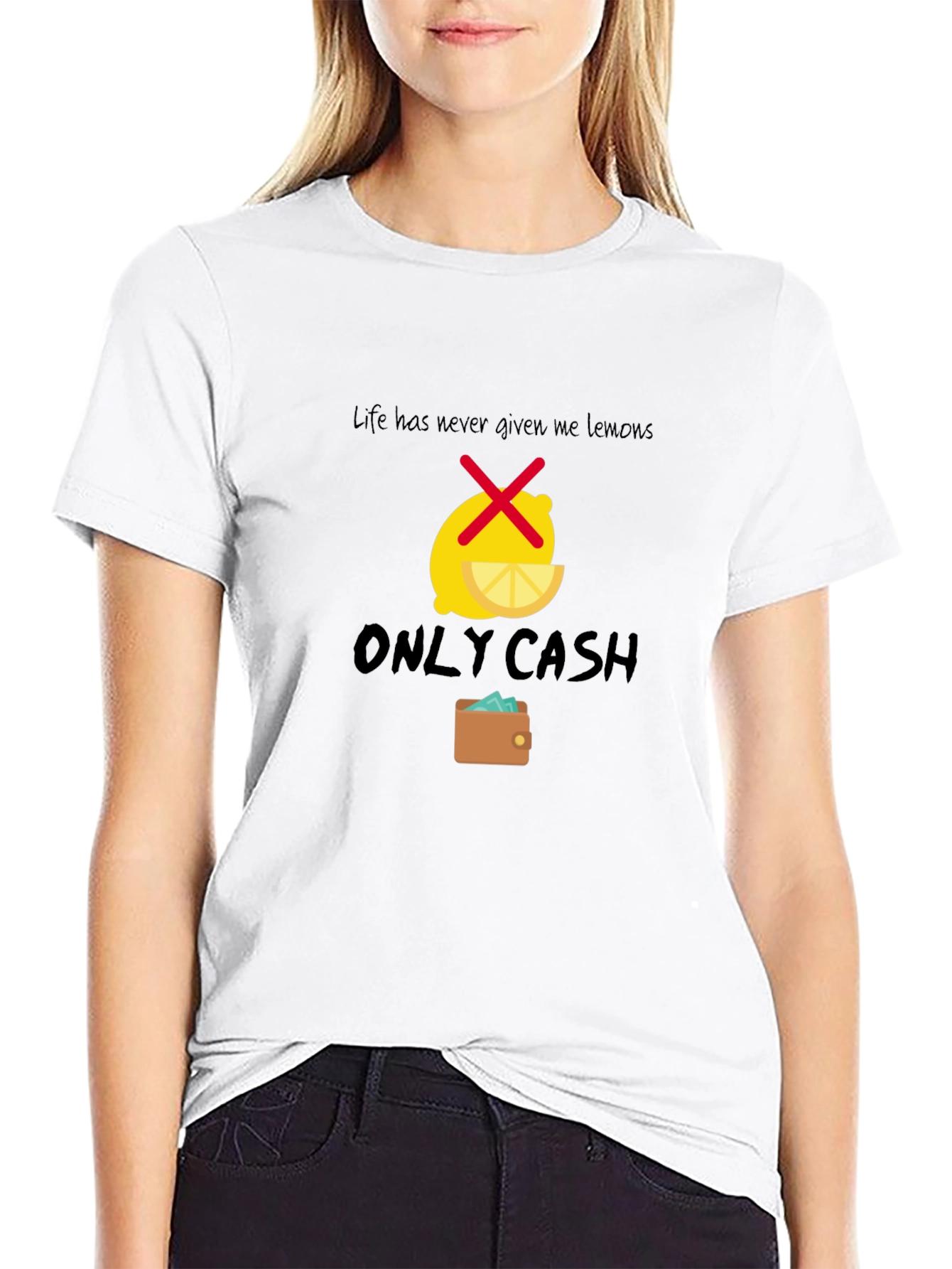 Life Gave Me Cash Graphic Tee
