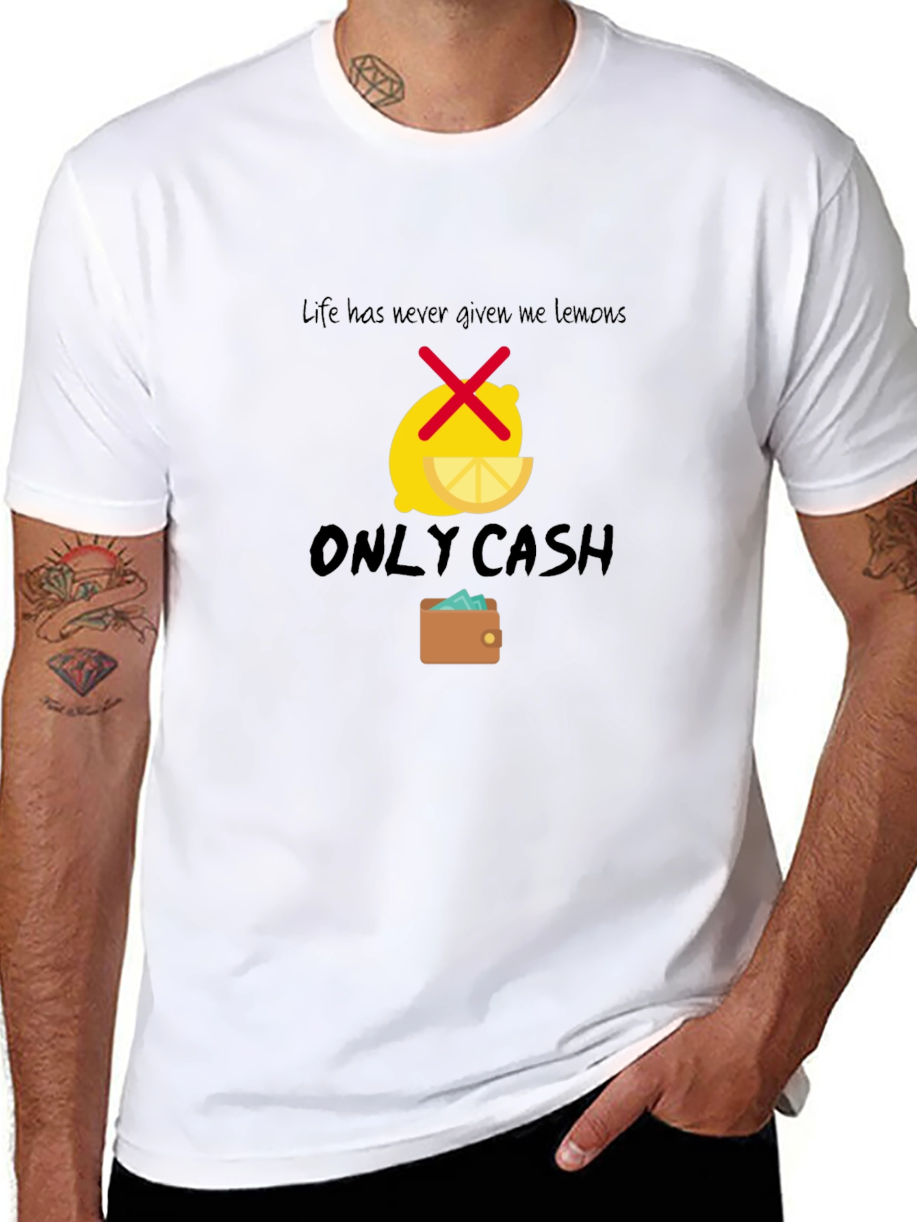 Life Gave Me Cash Graphic Tee