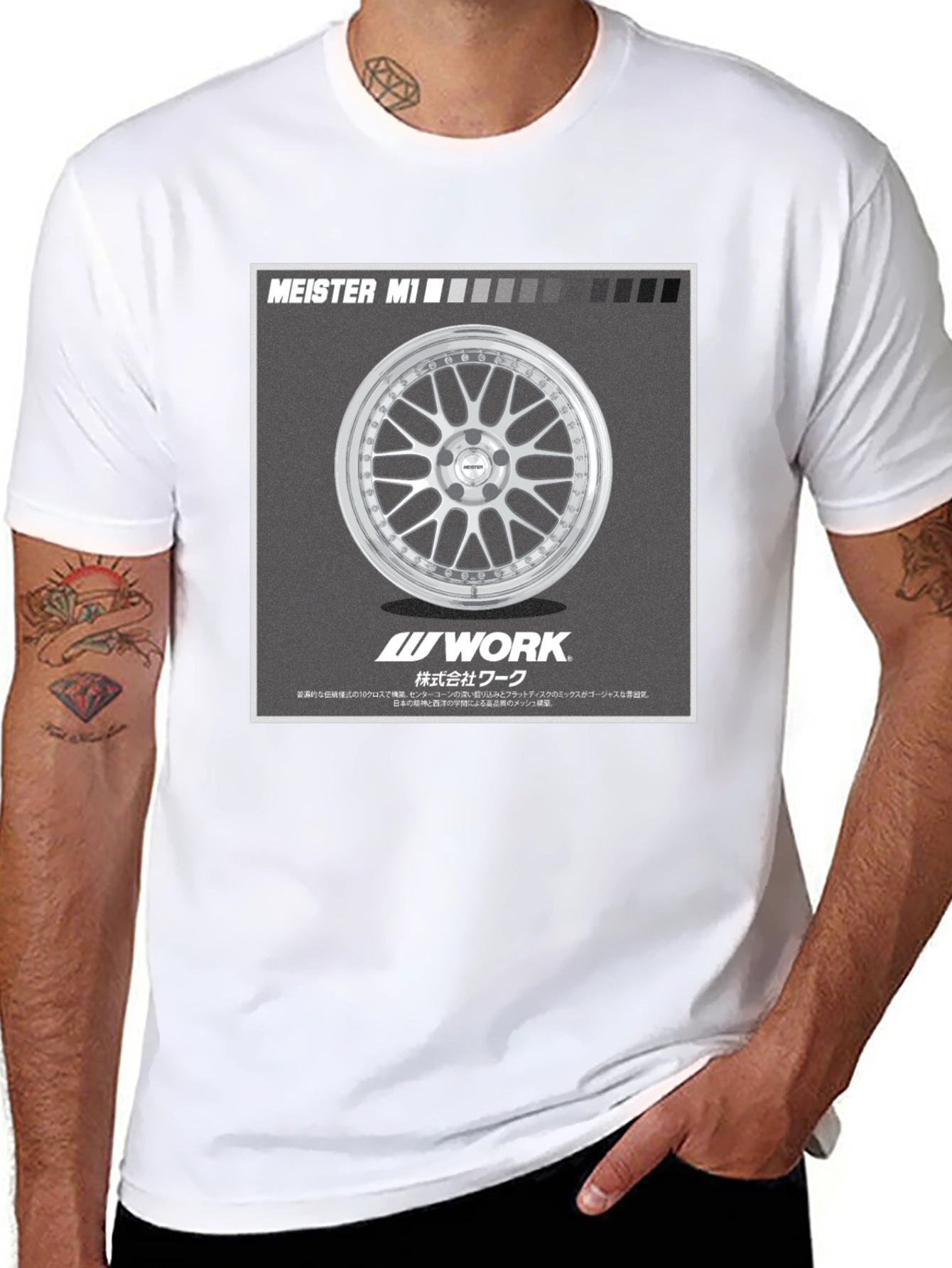 Meister M1 Work Wheel Graphic T-Shirt