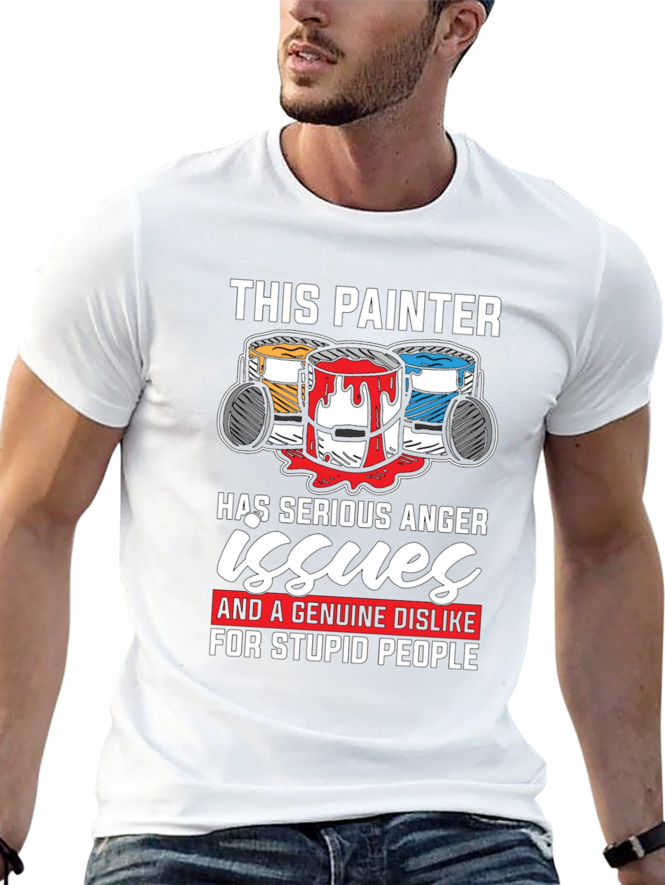 Painter Anger Issues Graphic T-Shirt