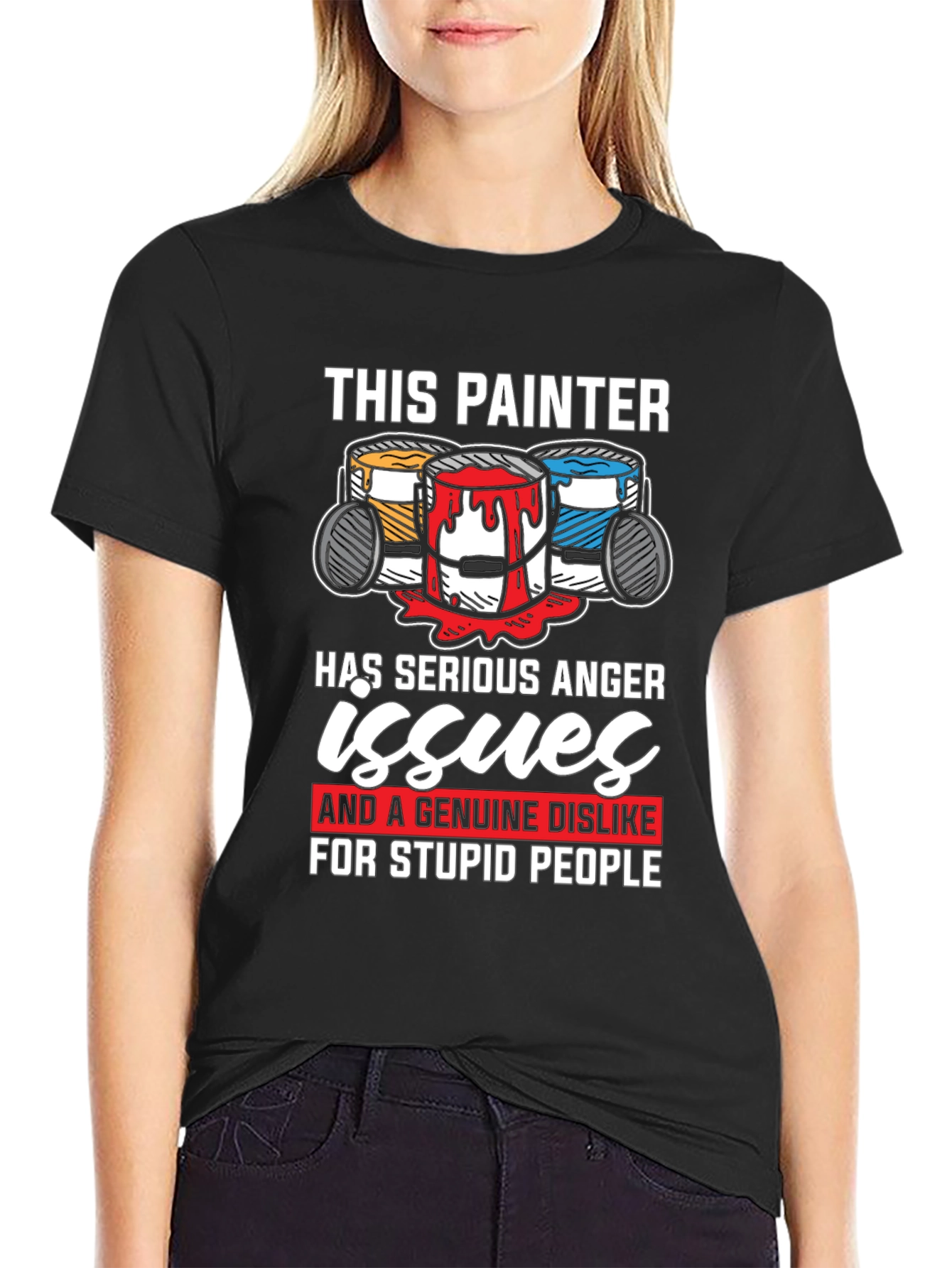 Painter Anger Issues Graphic T-Shirt