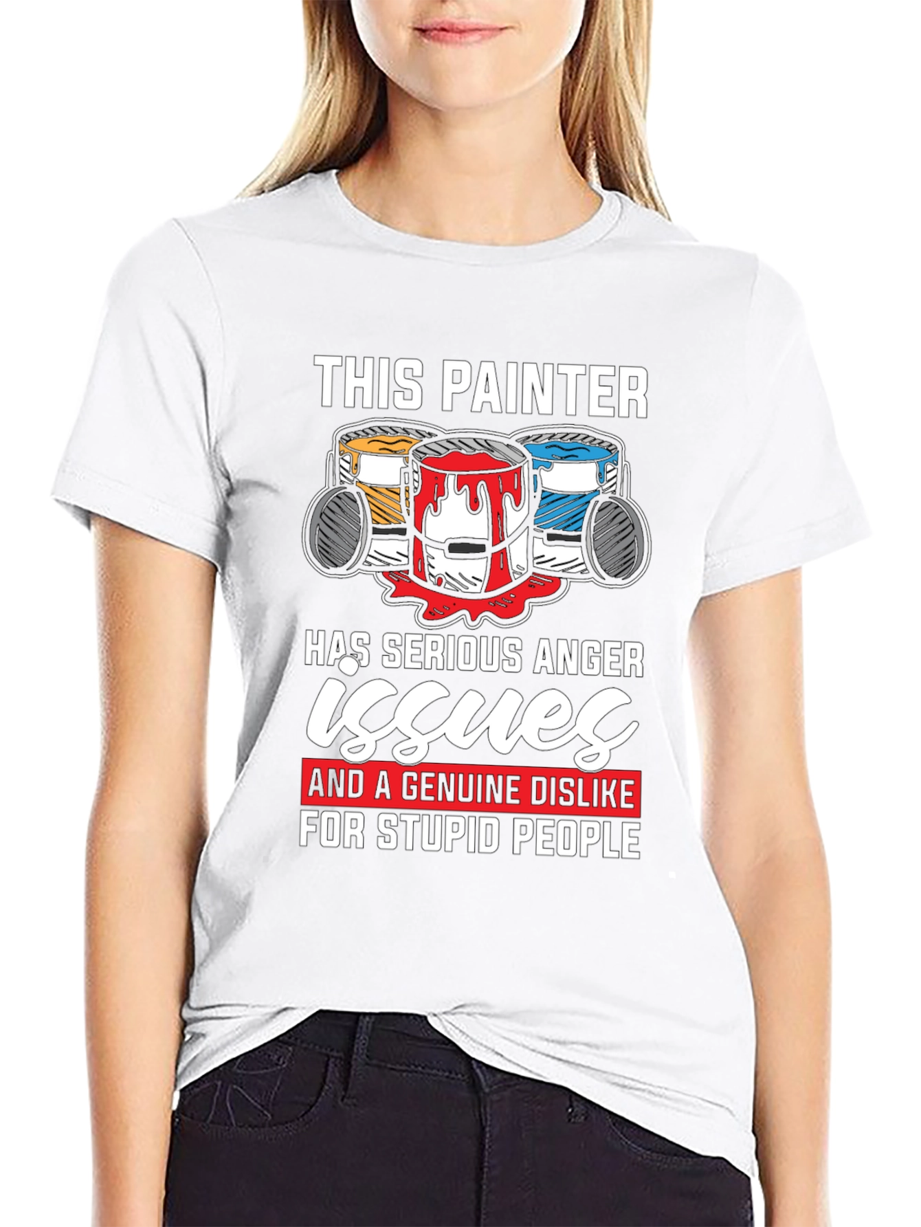 Painter Anger Issues Graphic T-Shirt