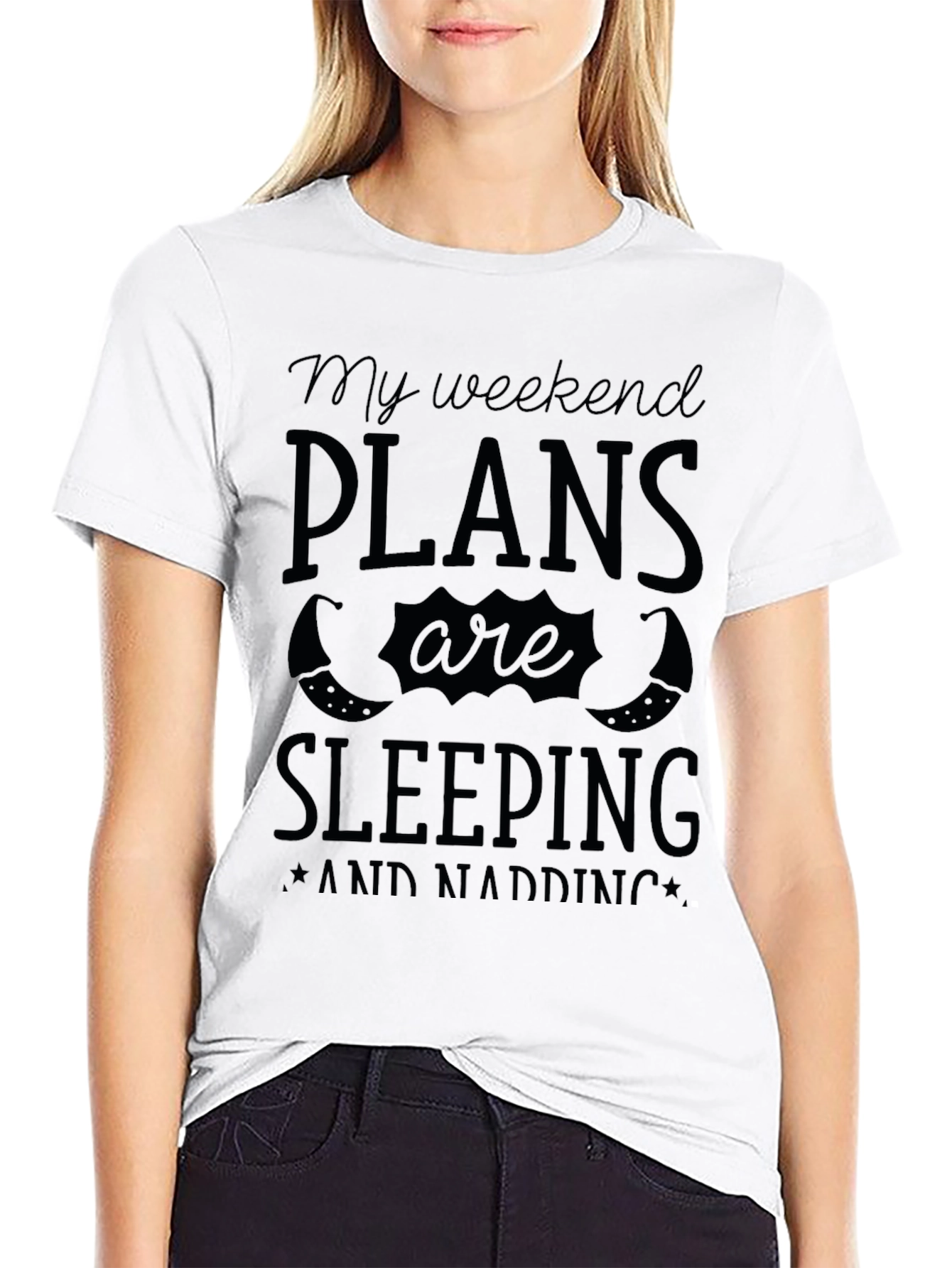 Weekend Plans Sleeping & Napping Graphic Tee