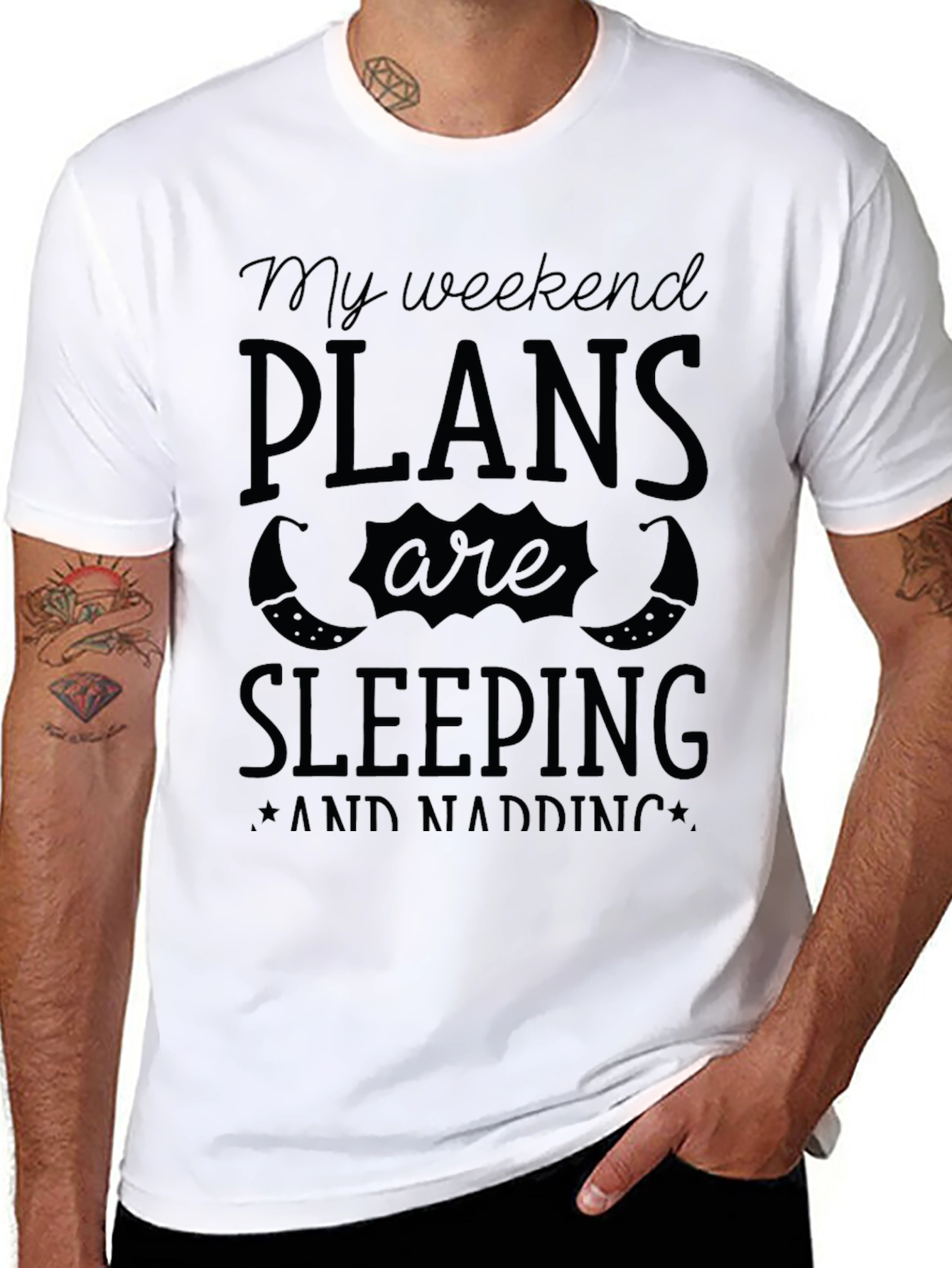 Weekend Plans Sleeping & Napping Graphic Tee