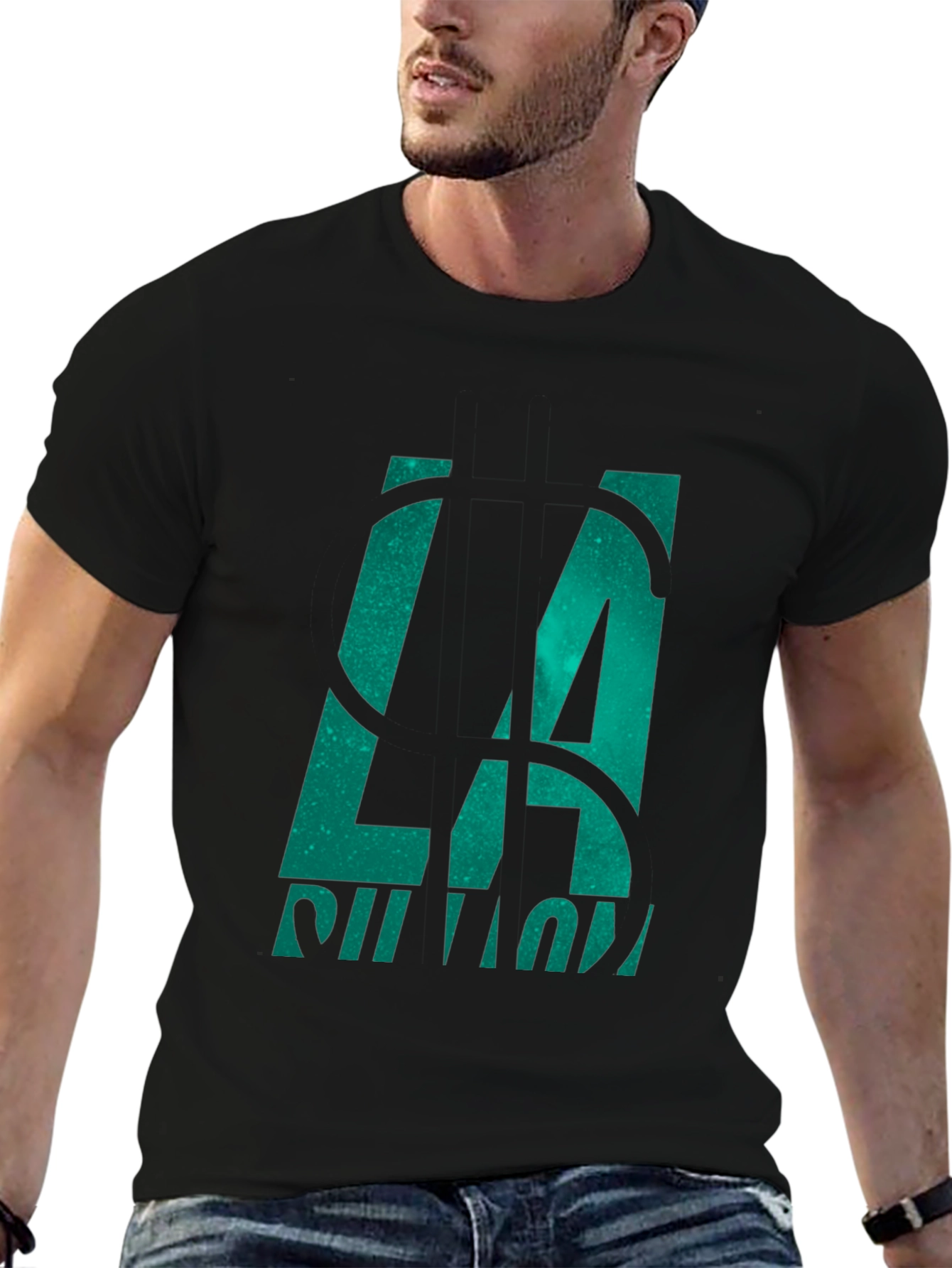 LA Silhouette Graphic Tee - Black