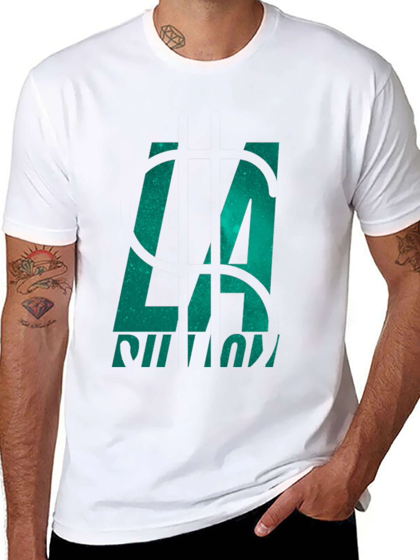 LA Silhouette Graphic Tee - Black