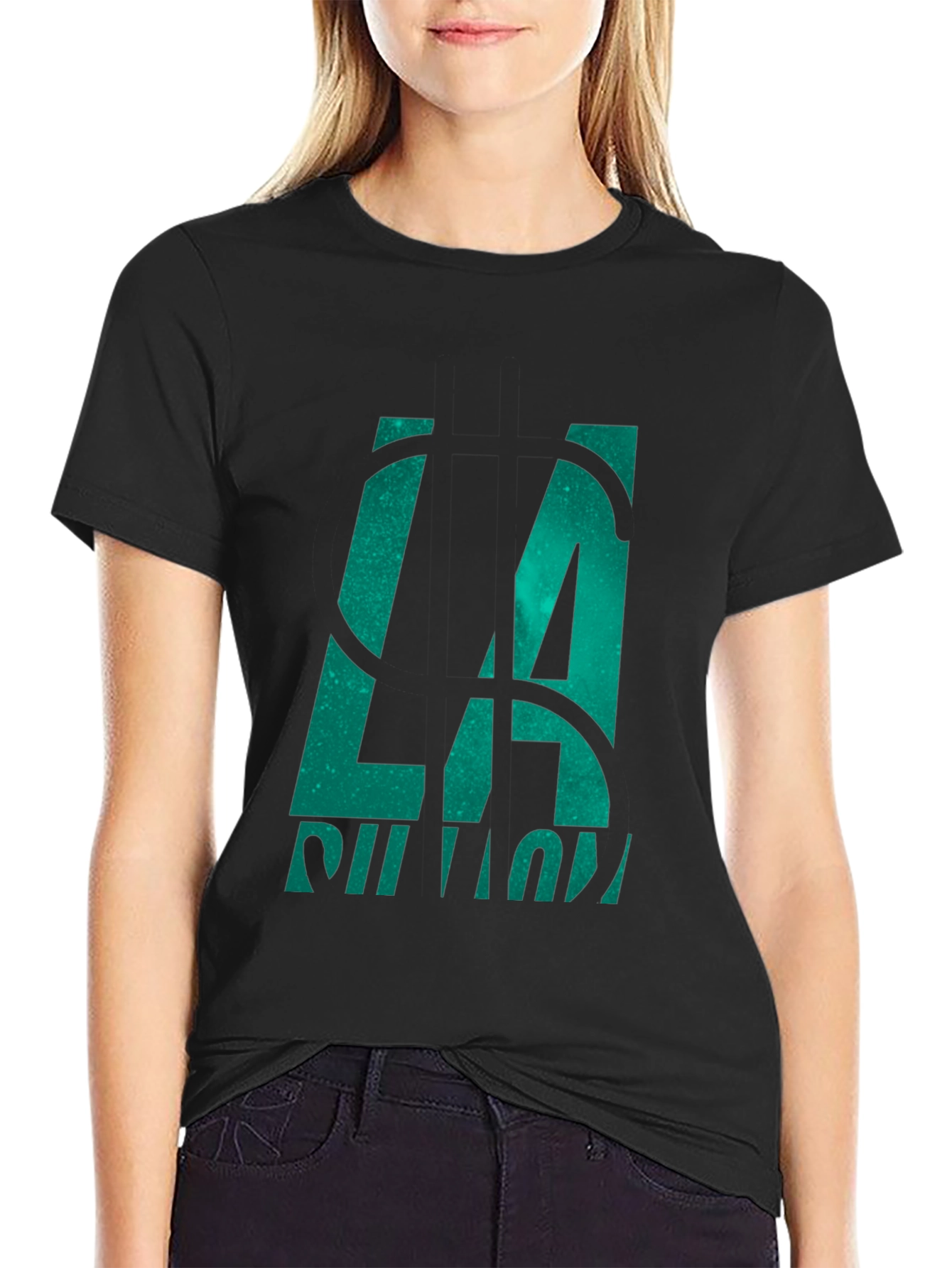 LA Silhouette Graphic Tee - Black
