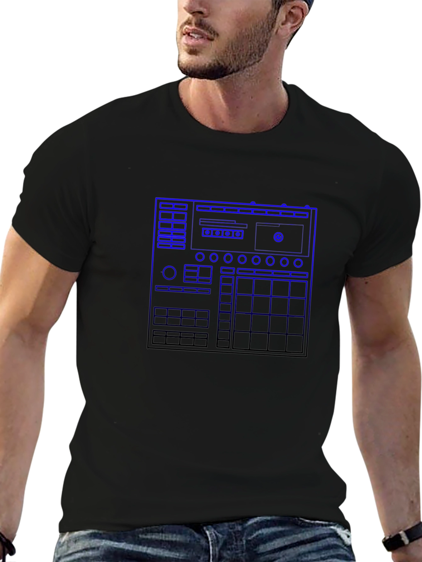 MPC Blueprint Graphic T-Shirt - Black