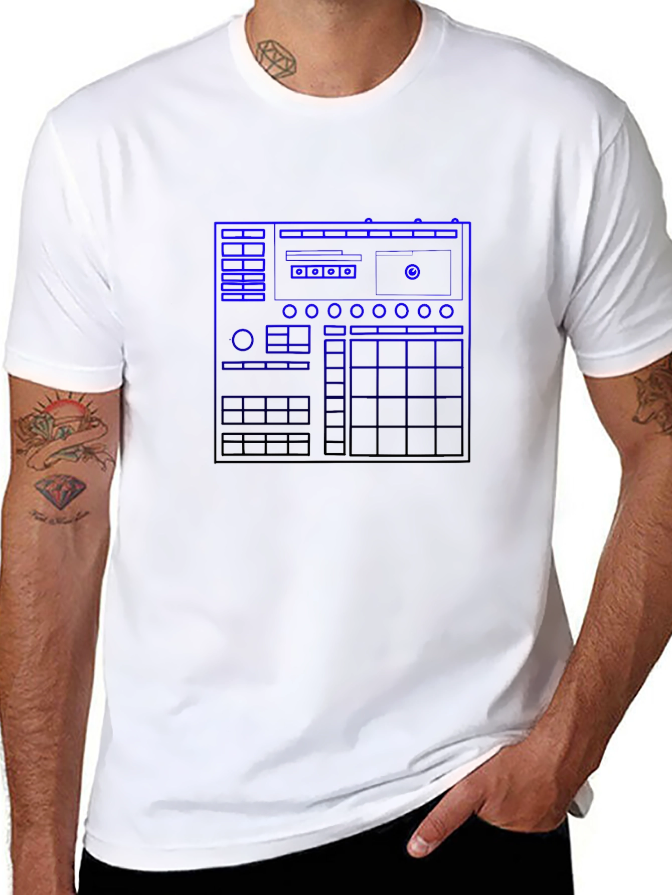 MPC Blueprint Graphic T-Shirt - Black