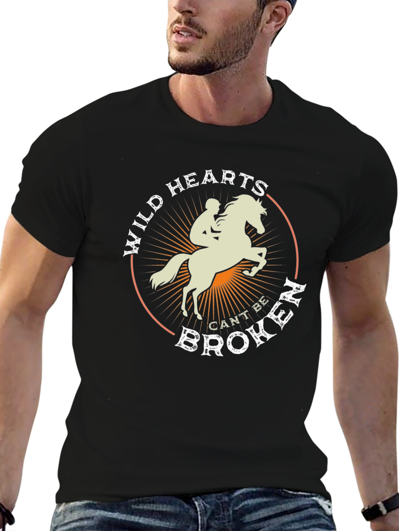 Wild Hearts Graphic Tee - Equestrian Style