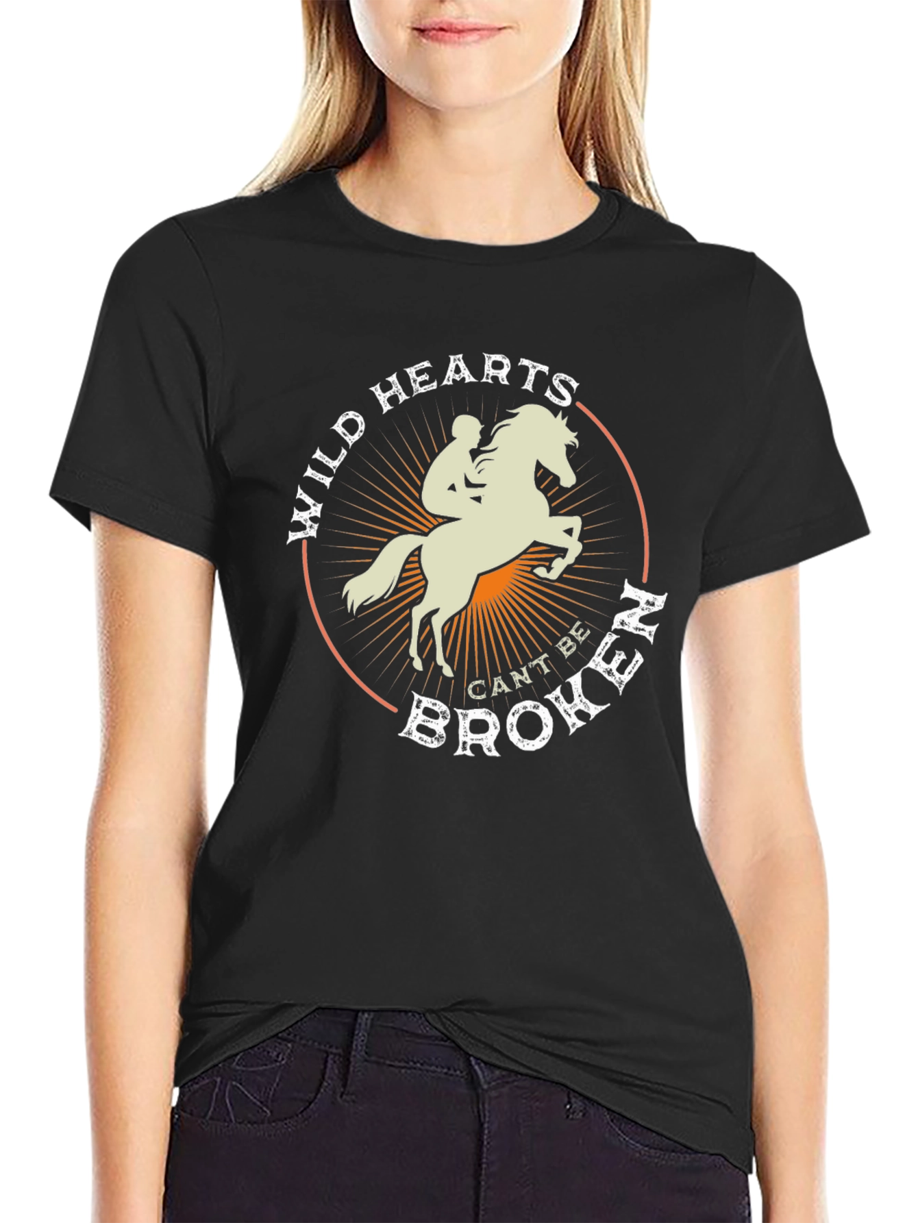 Wild Hearts Graphic Tee - Equestrian Style