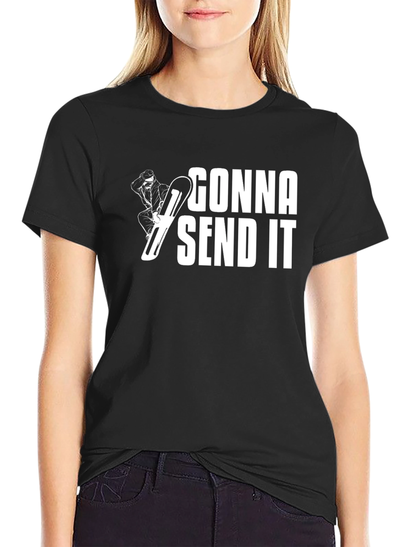 Gonna Send It T-Shirt - Snowboarder Graphic Tee