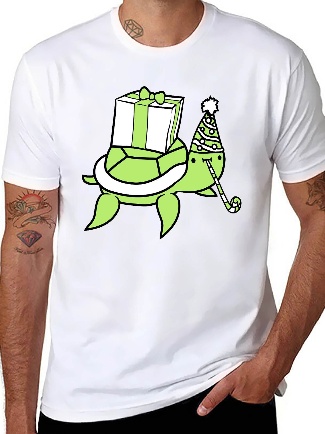 Festive Turtle Gift T-Shirt